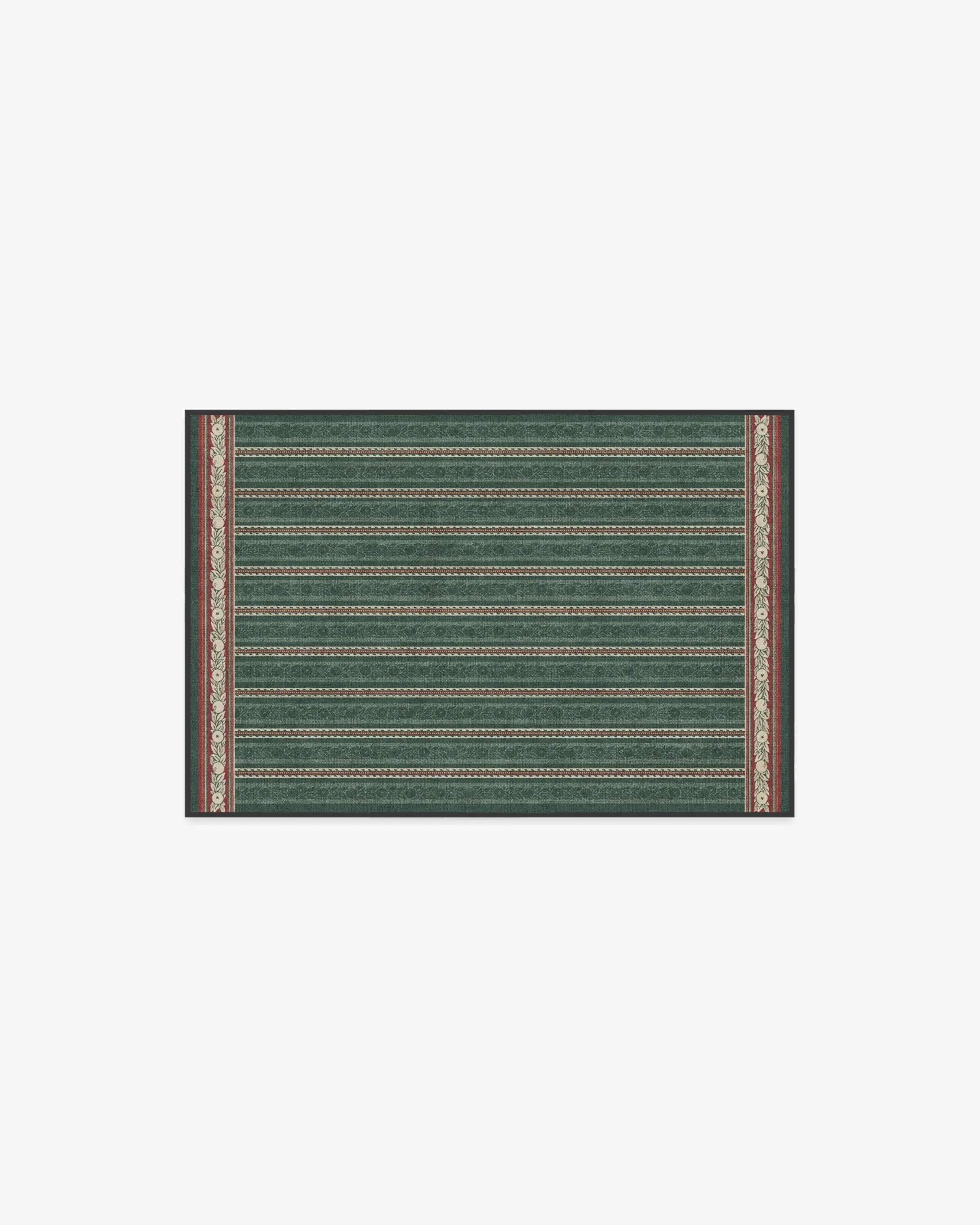 Small Area Rug Machine Washable - Green image