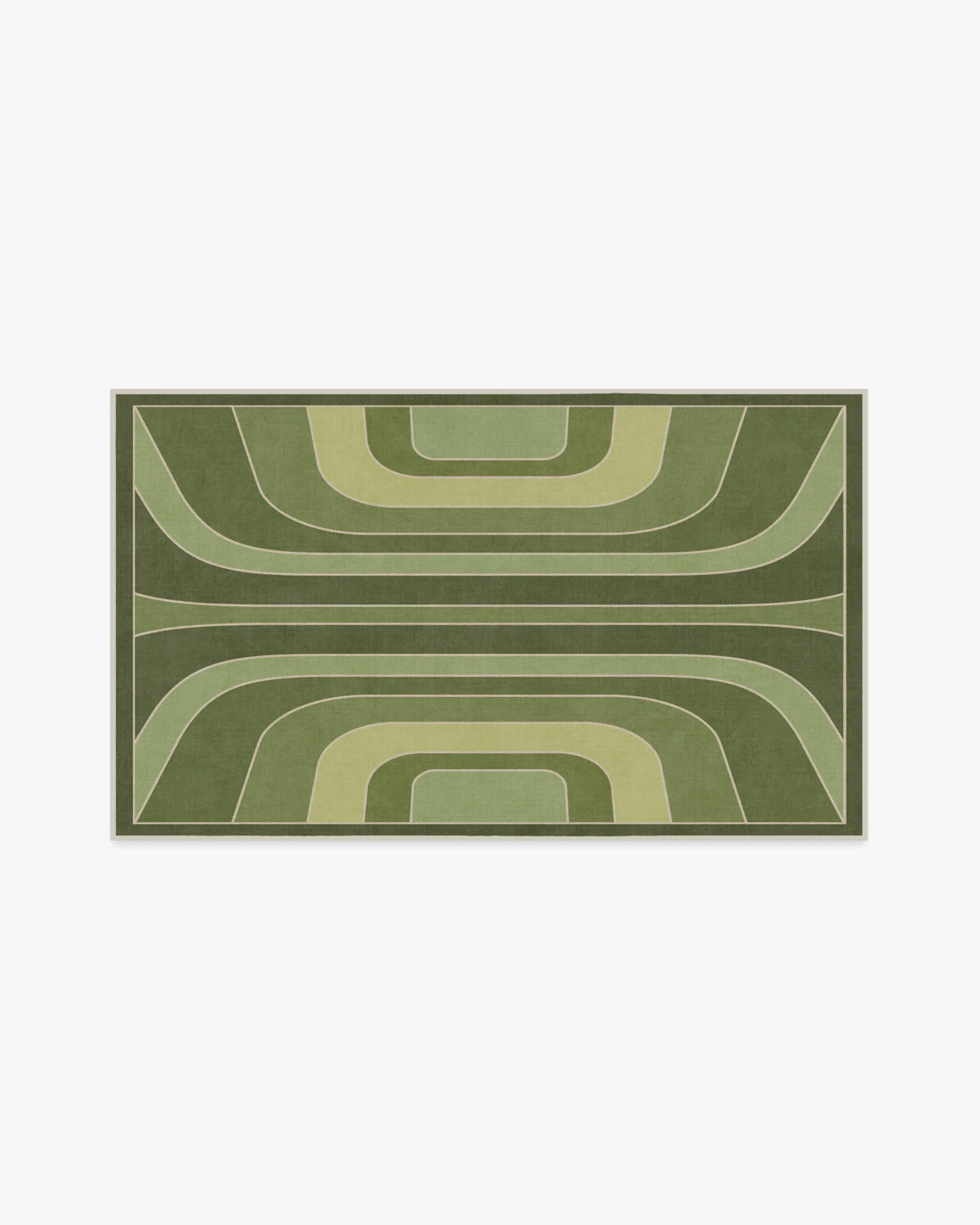 Small Area Rug Machine Washable - Green
