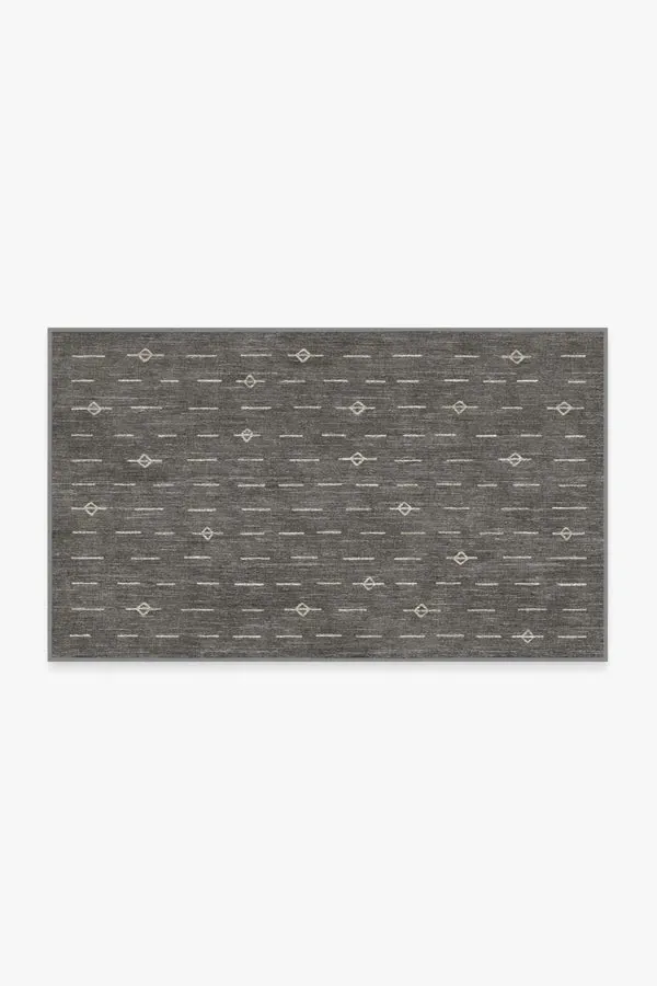 Small Area Rug Machine Washable - Grey