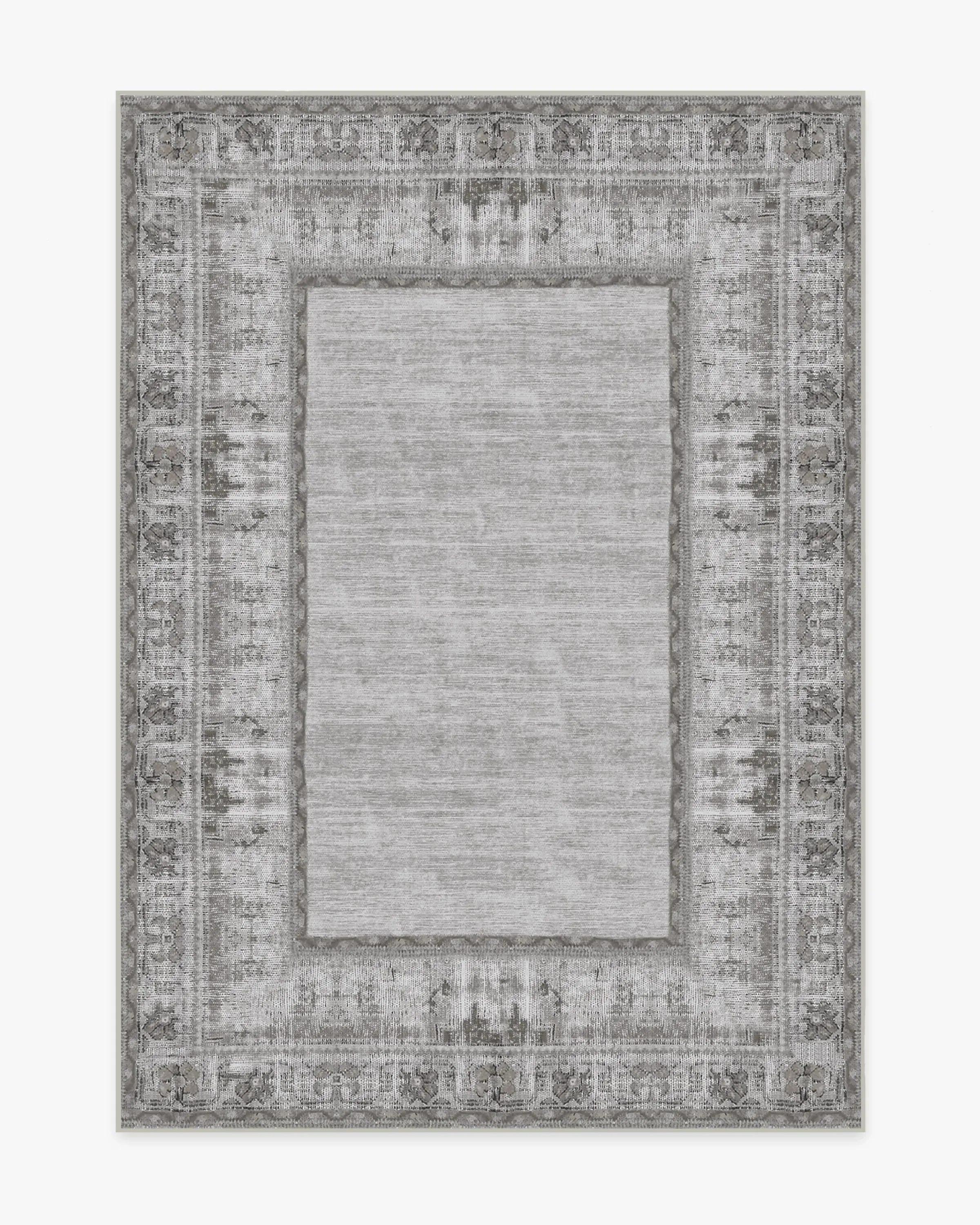 Small Area Rug Machine Washable - Grey