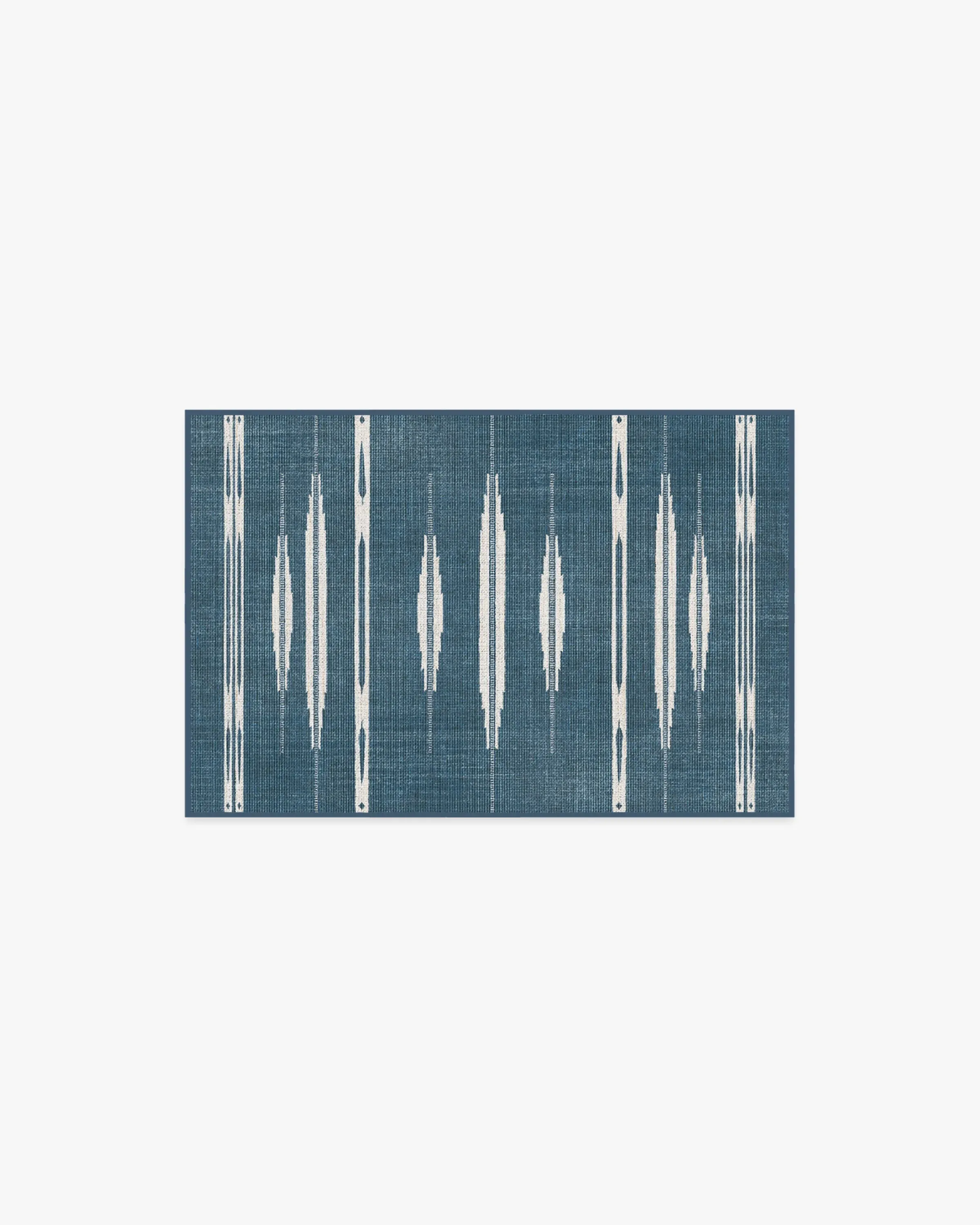 Small Area Rug Machine Washable - Indigo, Flatwoven image
