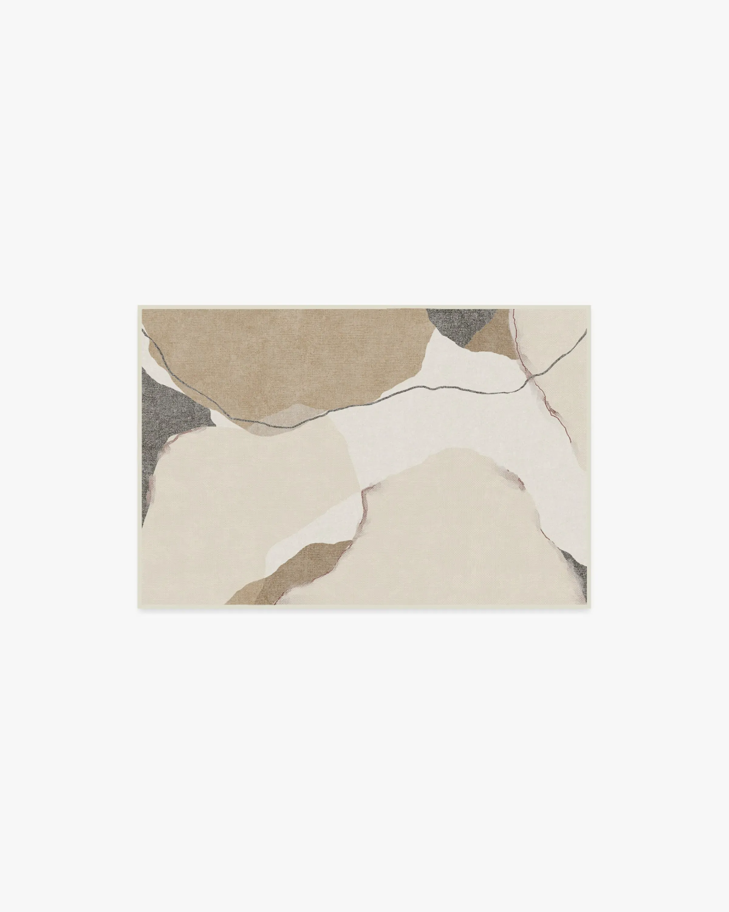 Small Area Rug Machine Washable - Ivory, Chenille image