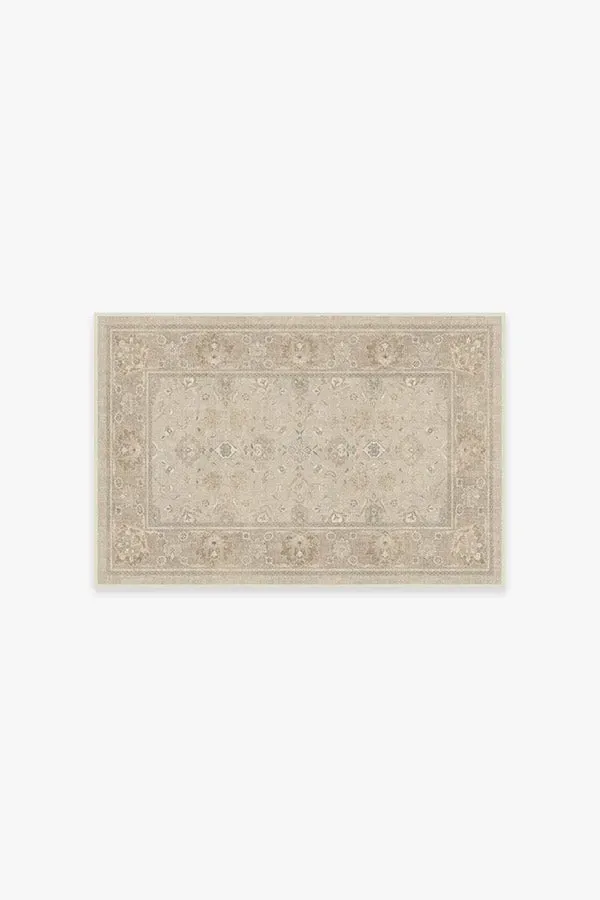 Small Area Rug Machine Washable - Ivory, Chenille image