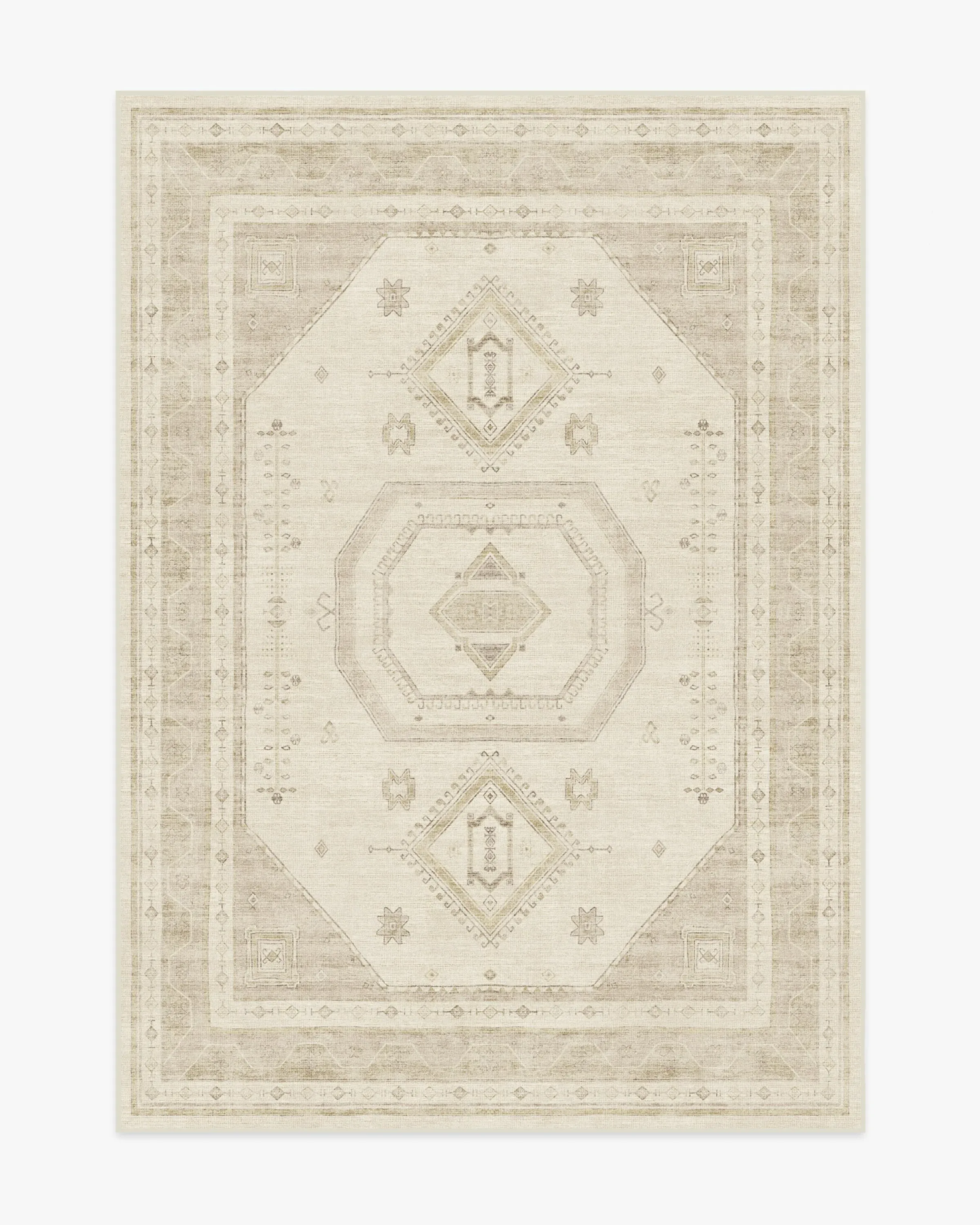 Small Area Rug Machine Washable - Ivory