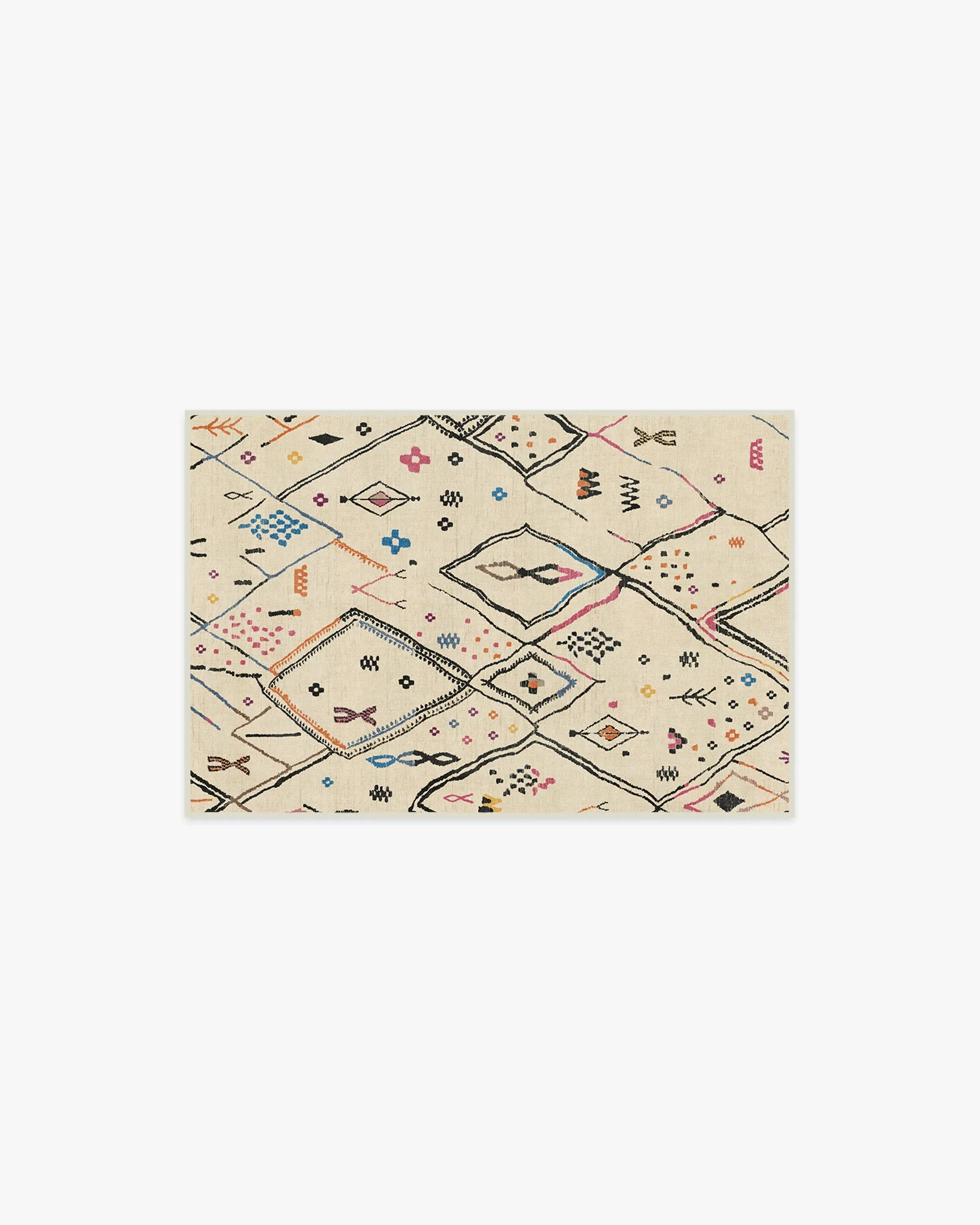 Small Area Rug Machine Washable - Ivory