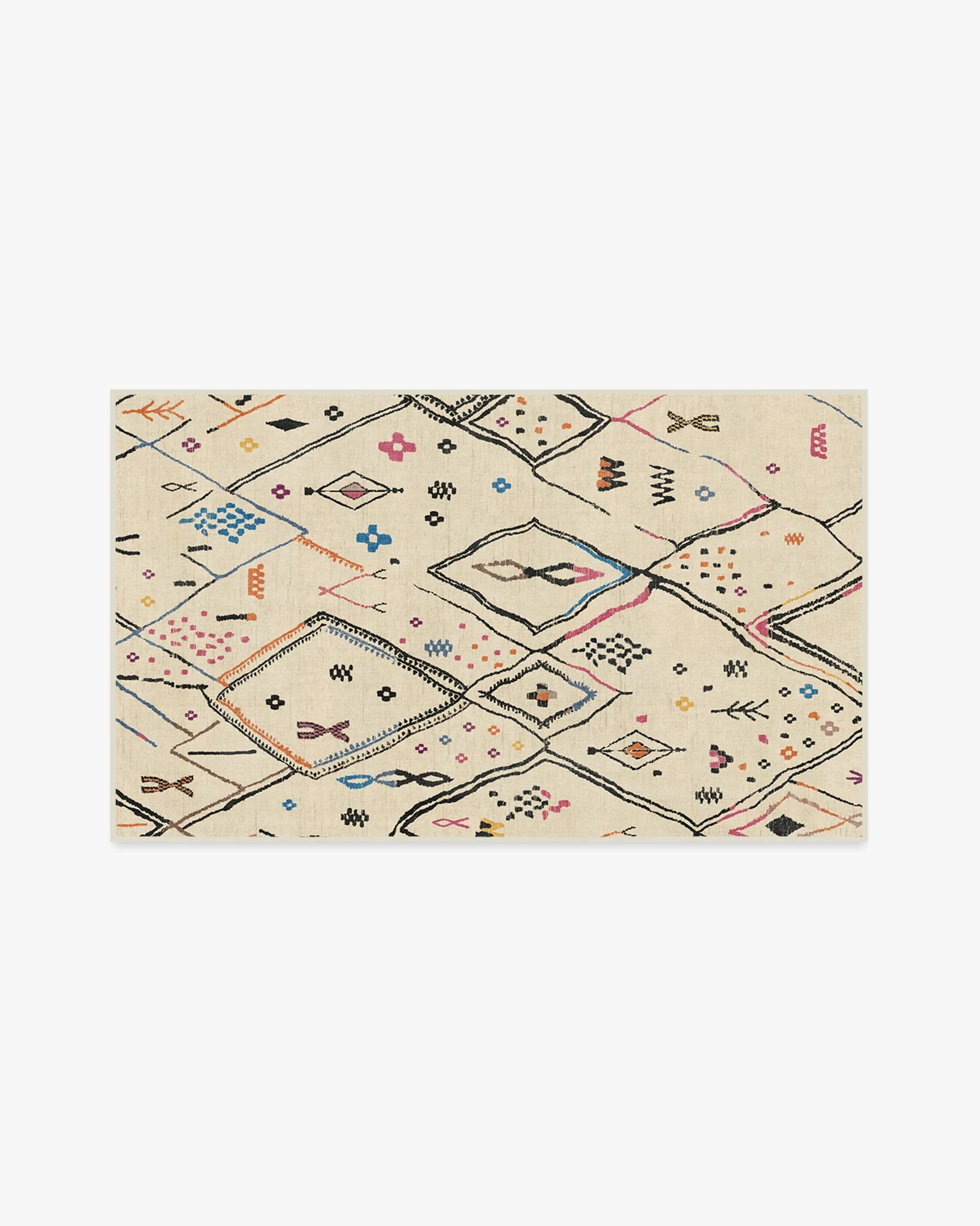 Small Area Rug Machine Washable - Ivory