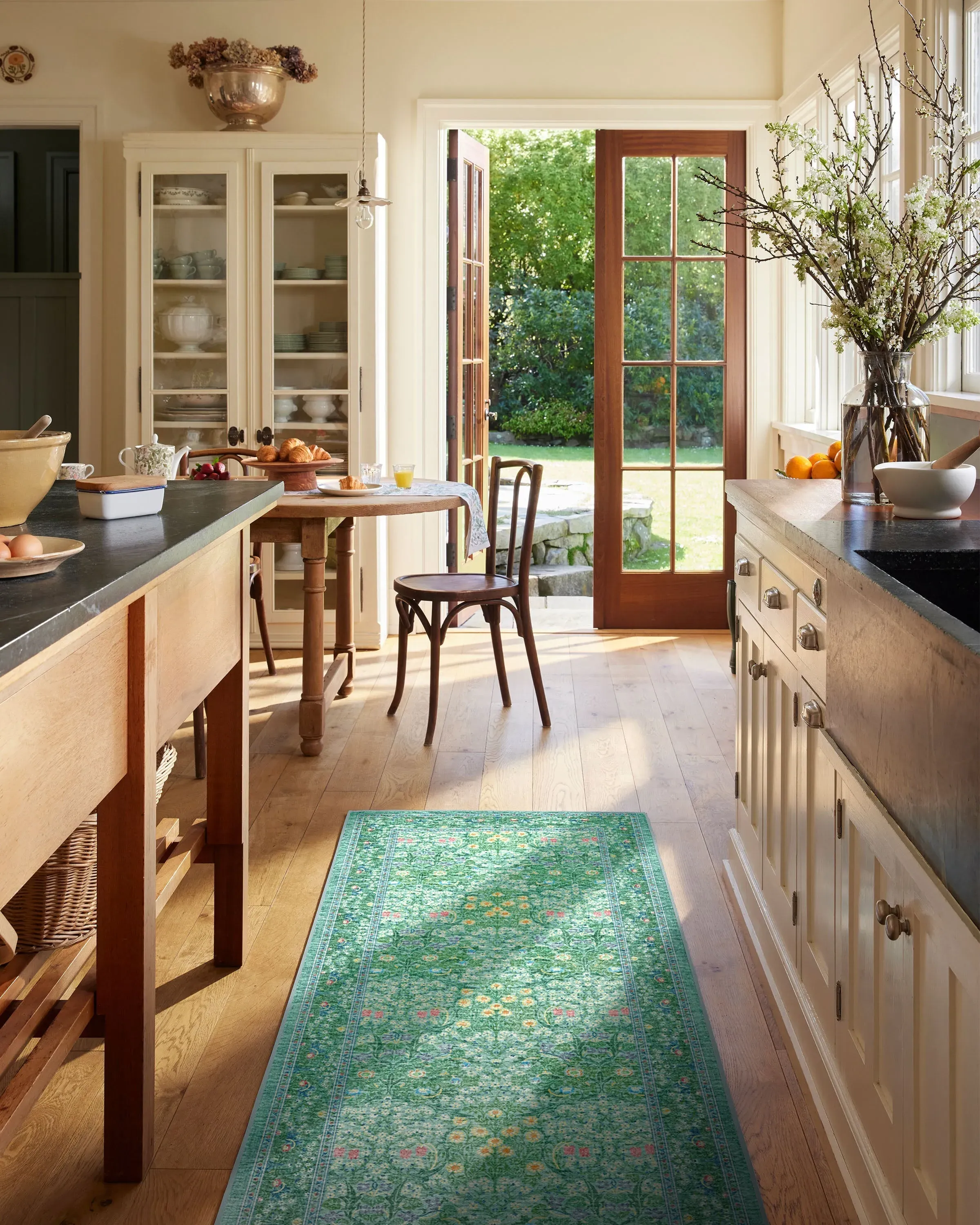 Small Area Rug Machine Washable - Jade