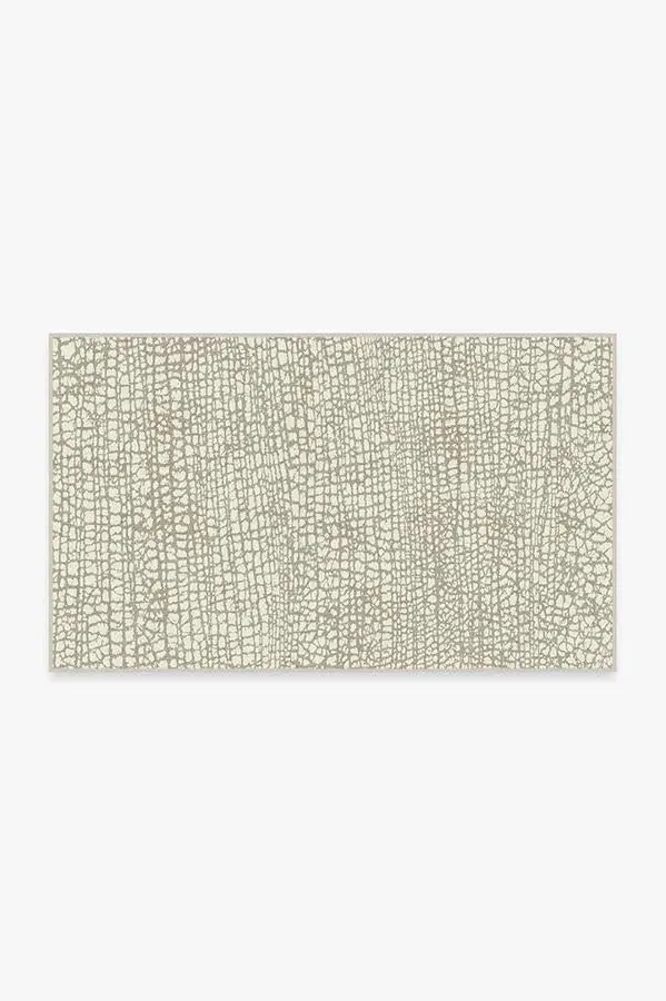 Small Area Rug Machine Washable - Light Grey