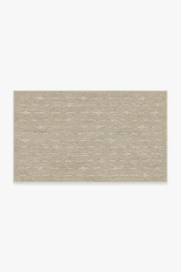 Small Area Rug Machine Washable - Light Stone