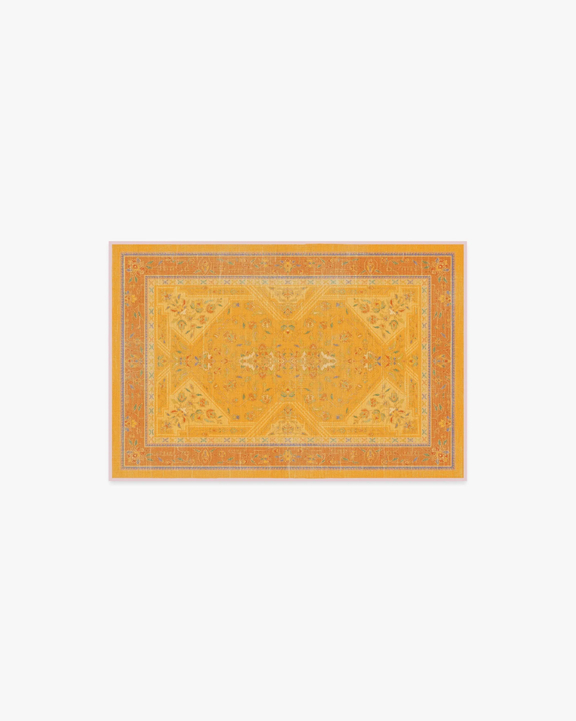 Small Area Rug Machine Washable - Mango image