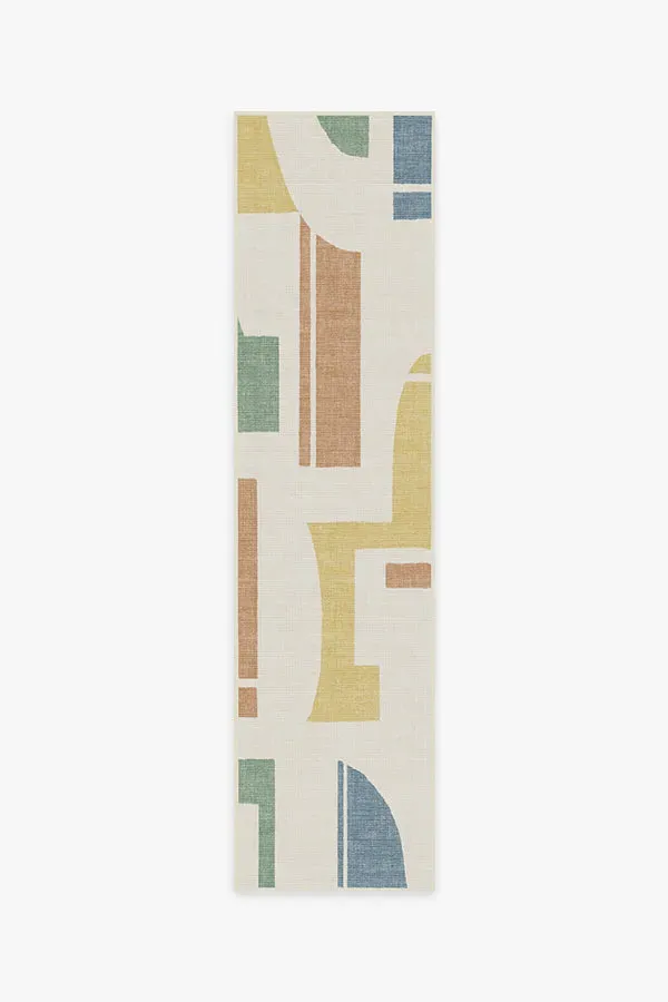 Small Area Rug Machine Washable - Multicolor