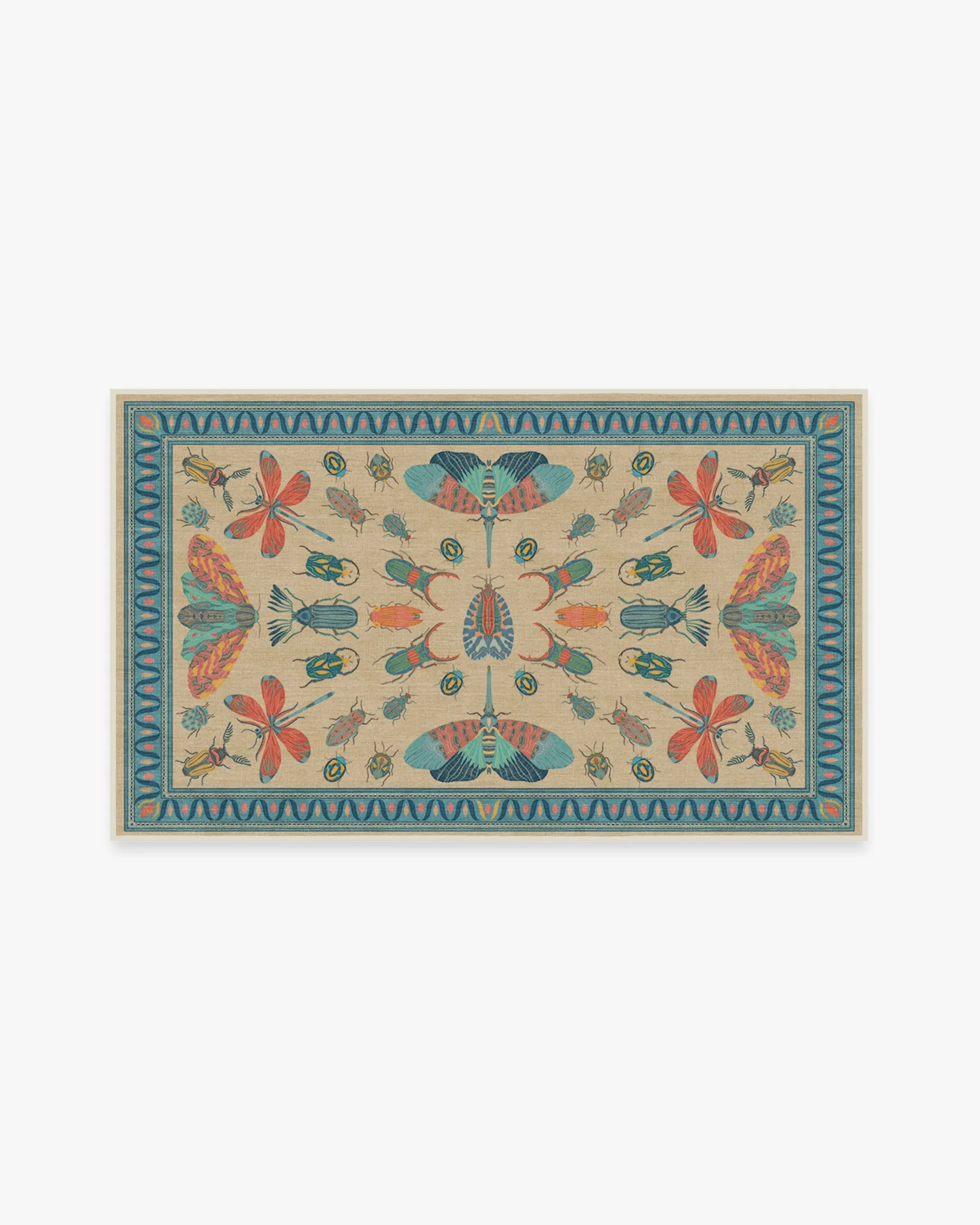 Small Area Rug Machine Washable - Multicolor