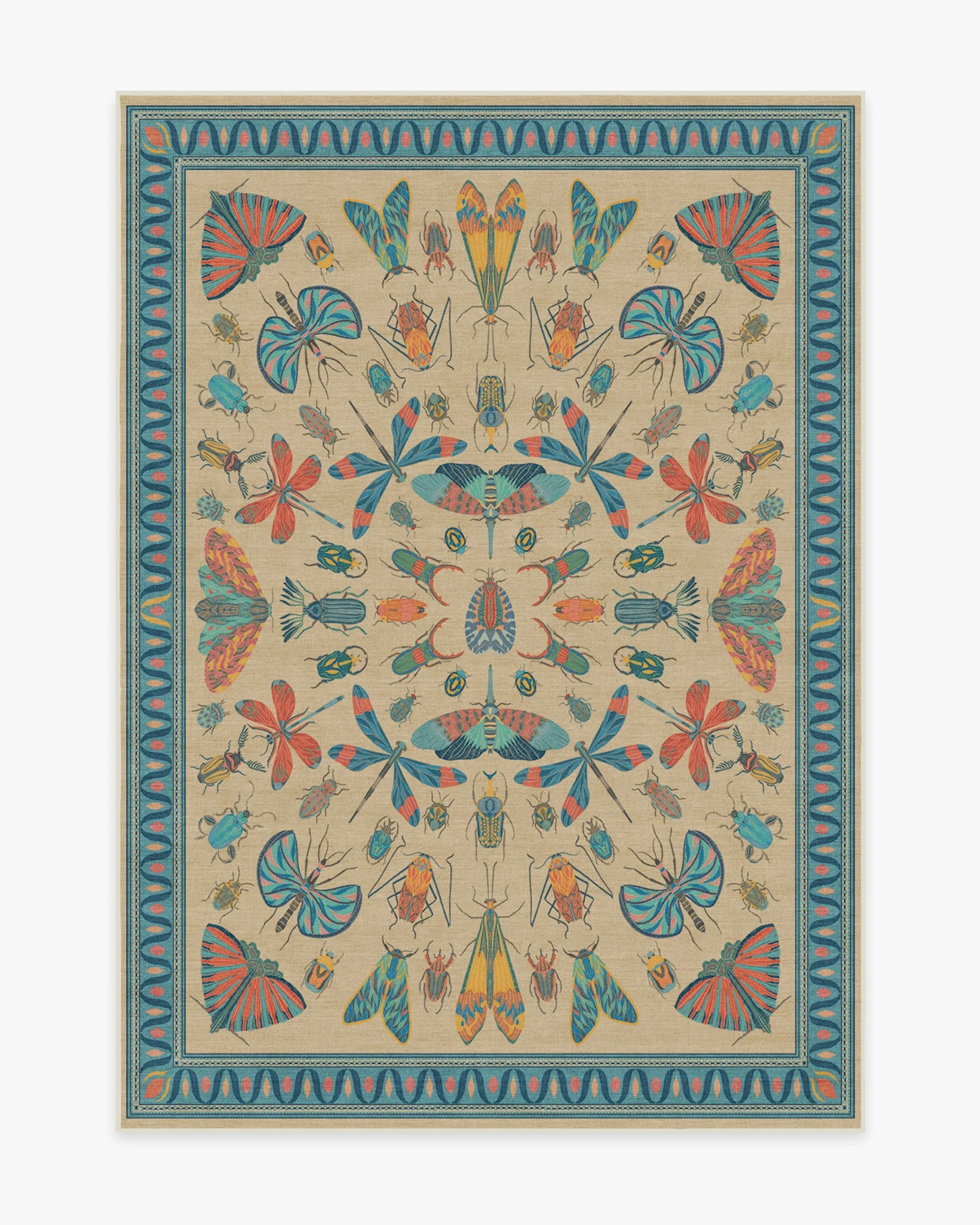 Small Area Rug Machine Washable - Multicolor