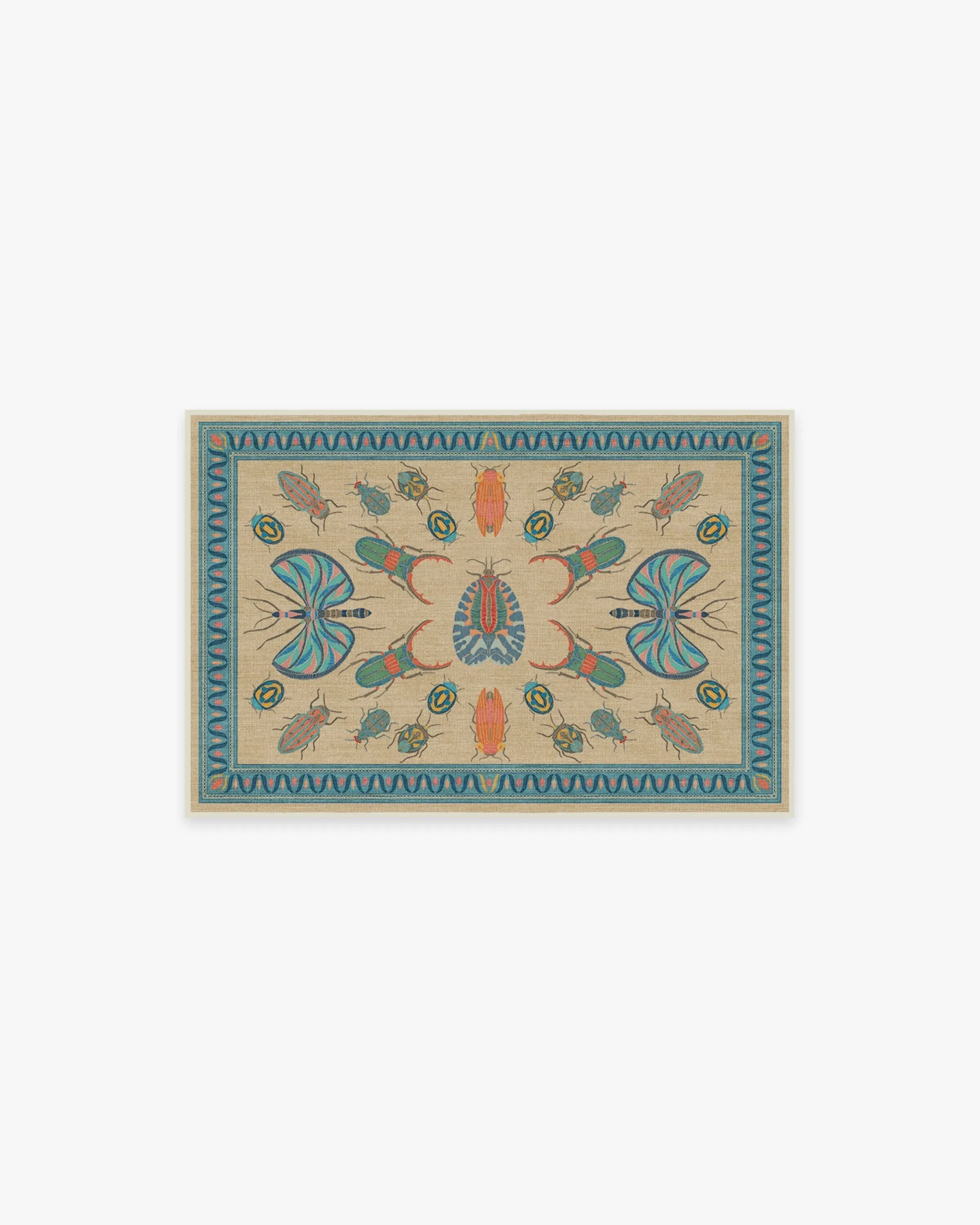 Small Area Rug Machine Washable - Multicolor image