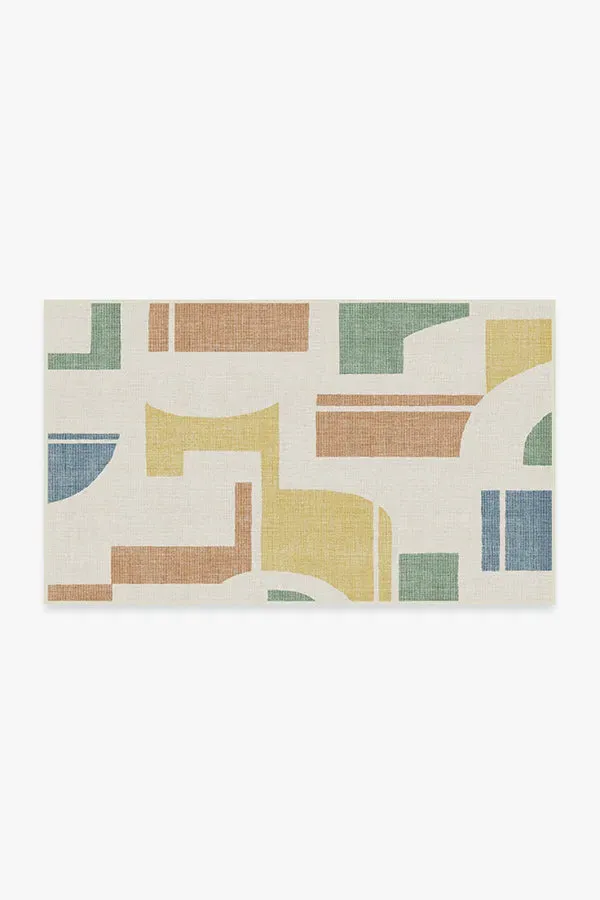 Small Area Rug Machine Washable - Multicolor image
