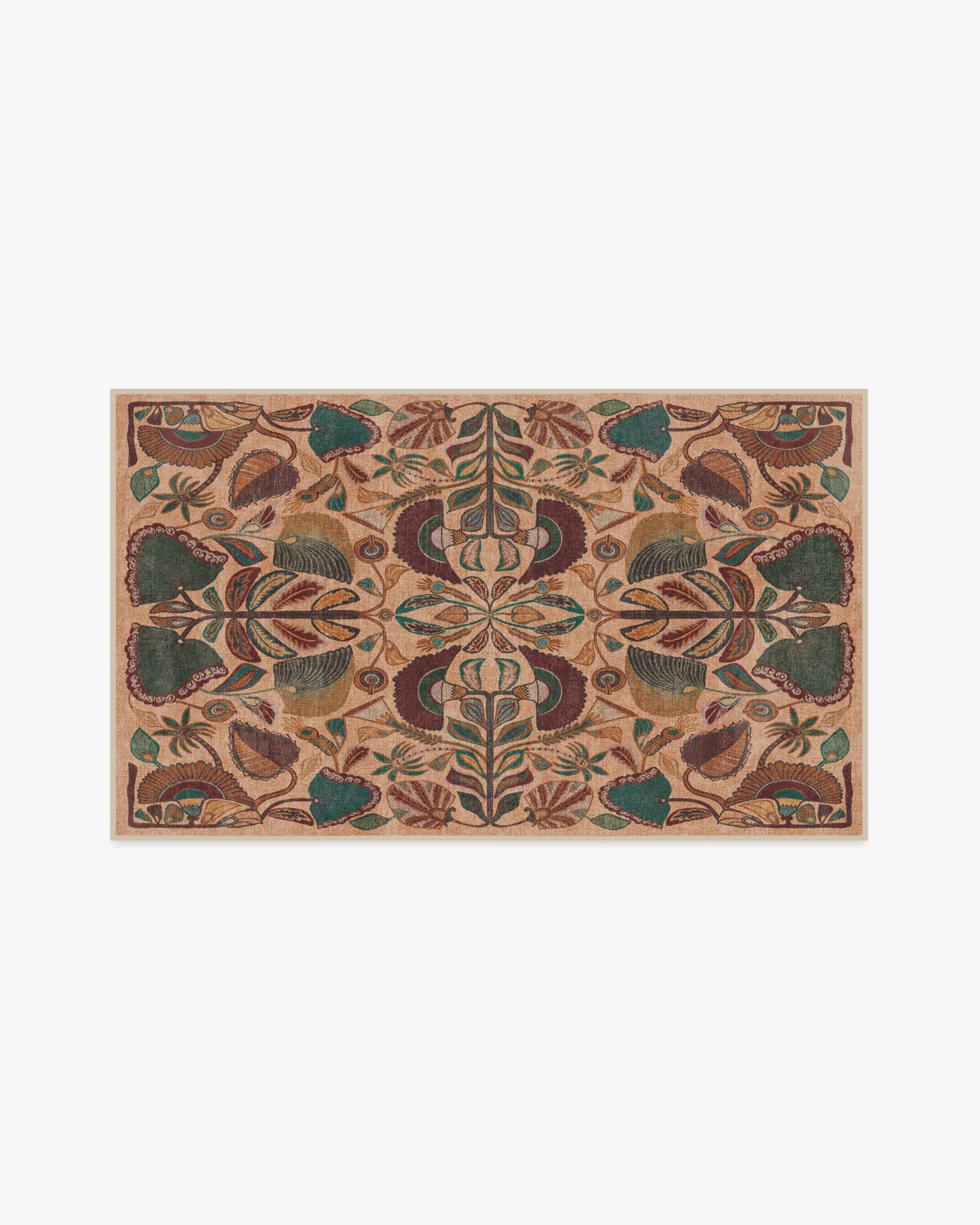Small Area Rug Machine Washable - Multicolor