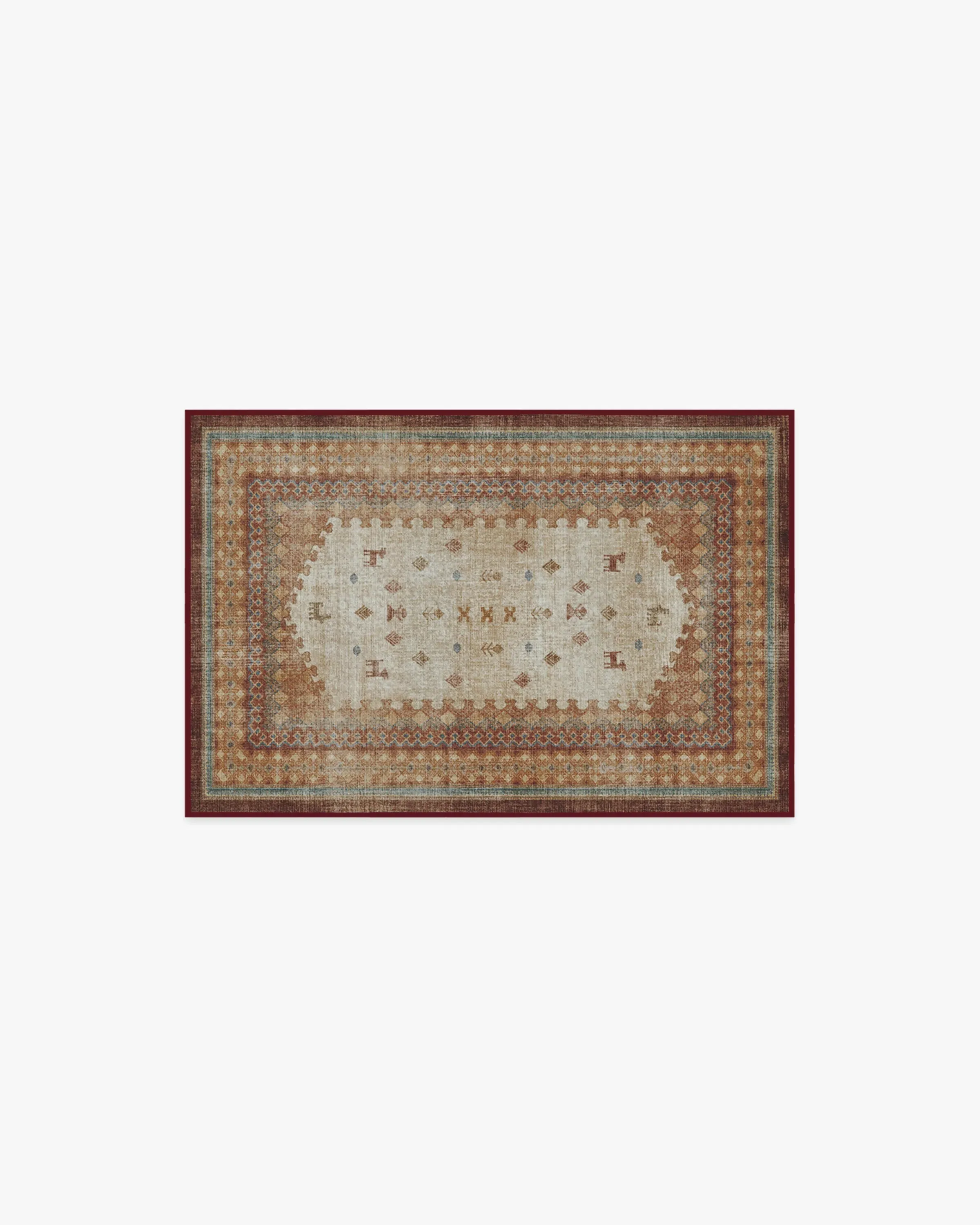 Small Area Rug Machine Washable - Multicolour image