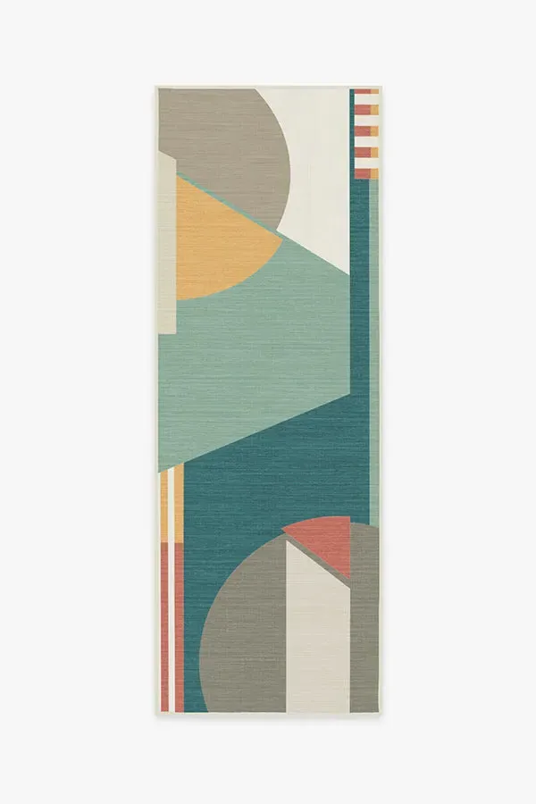 Small Area Rug Machine Washable - Multicolour