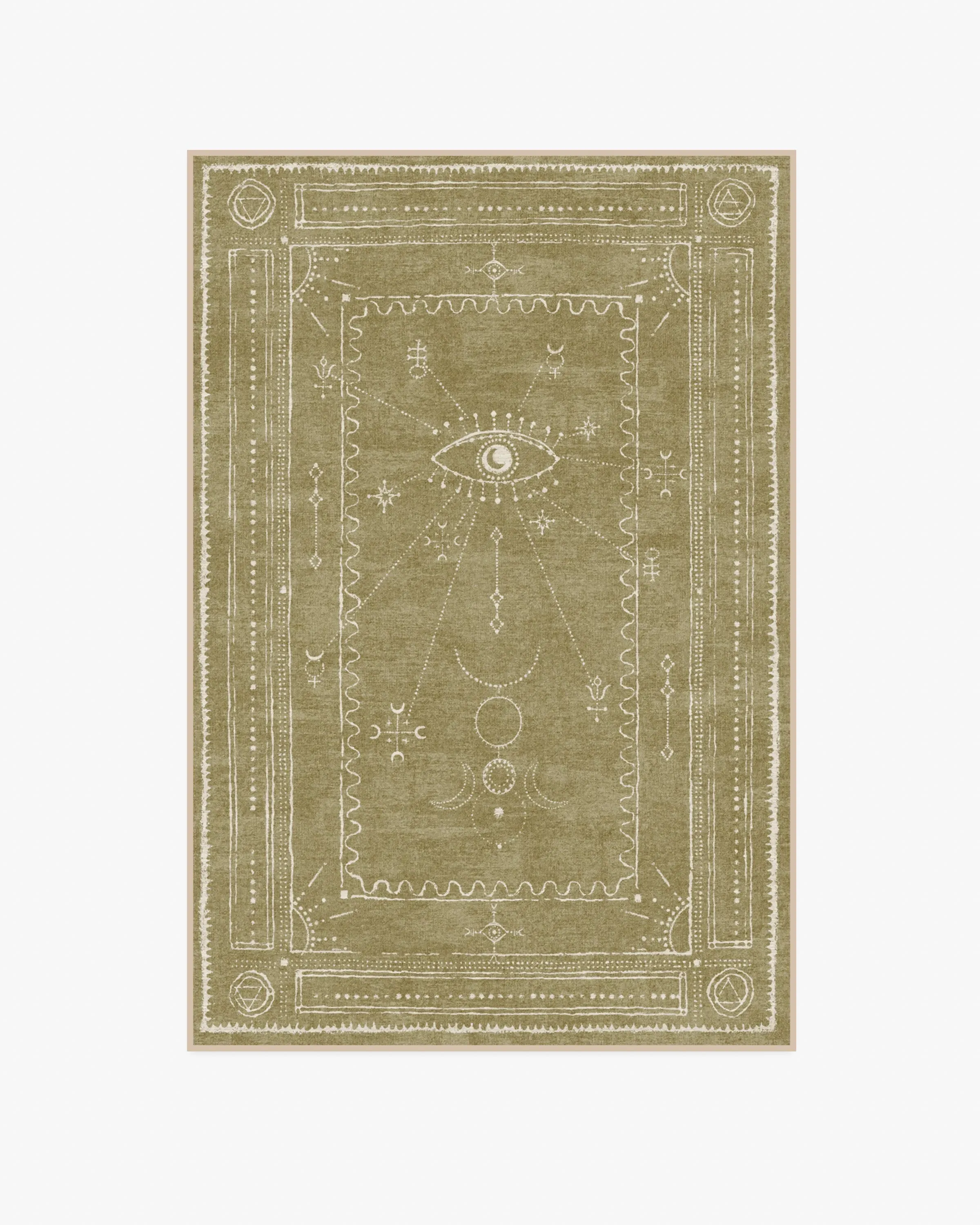 Small Area Rug Machine Washable - Natural