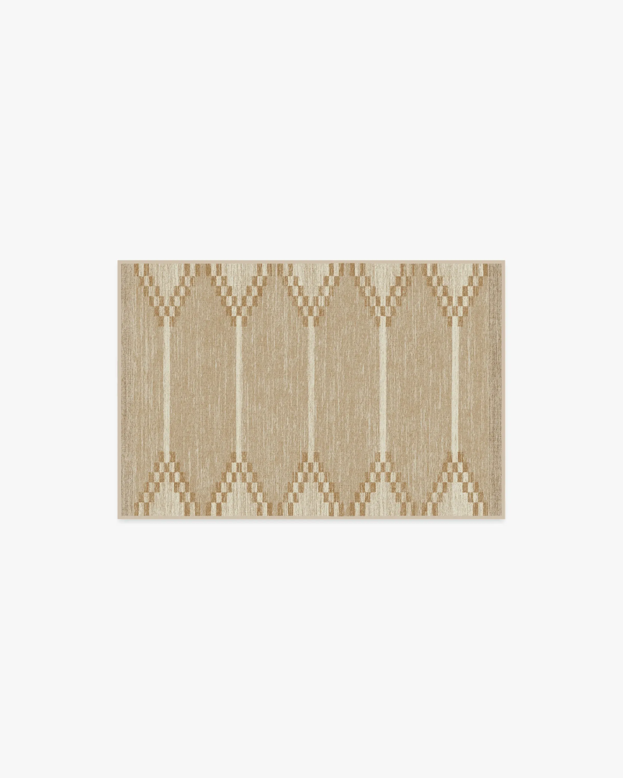 Small Area Rug Machine Washable - Natural image