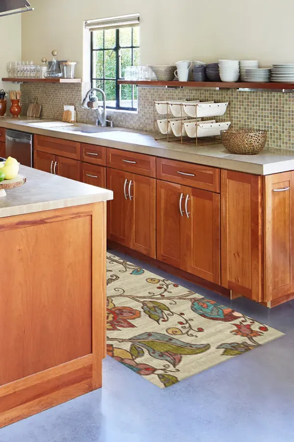 Small Area Rug Machine Washable - Natural