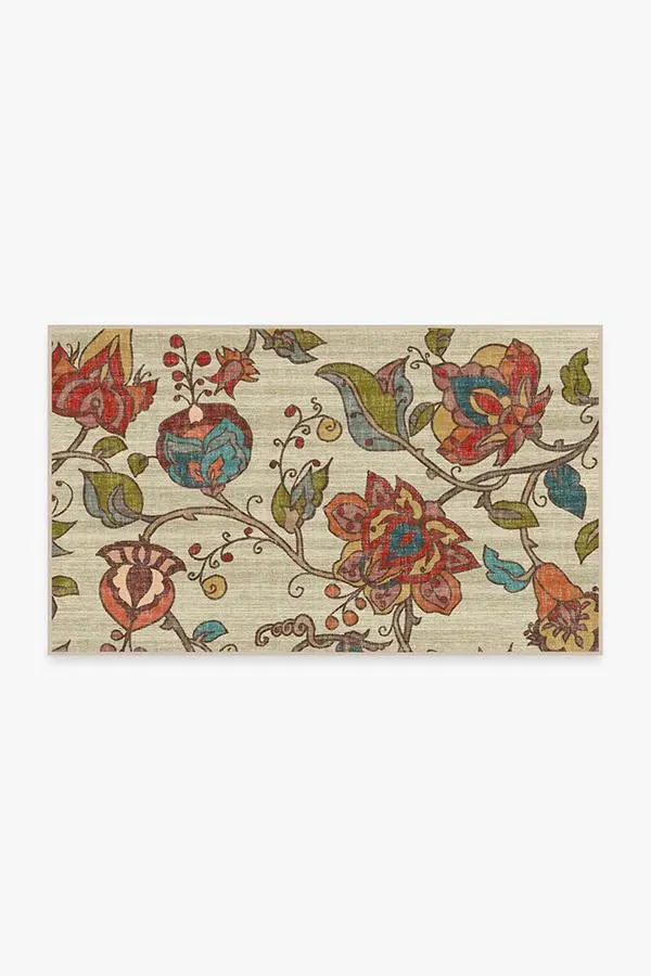 Small Area Rug Machine Washable - Natural