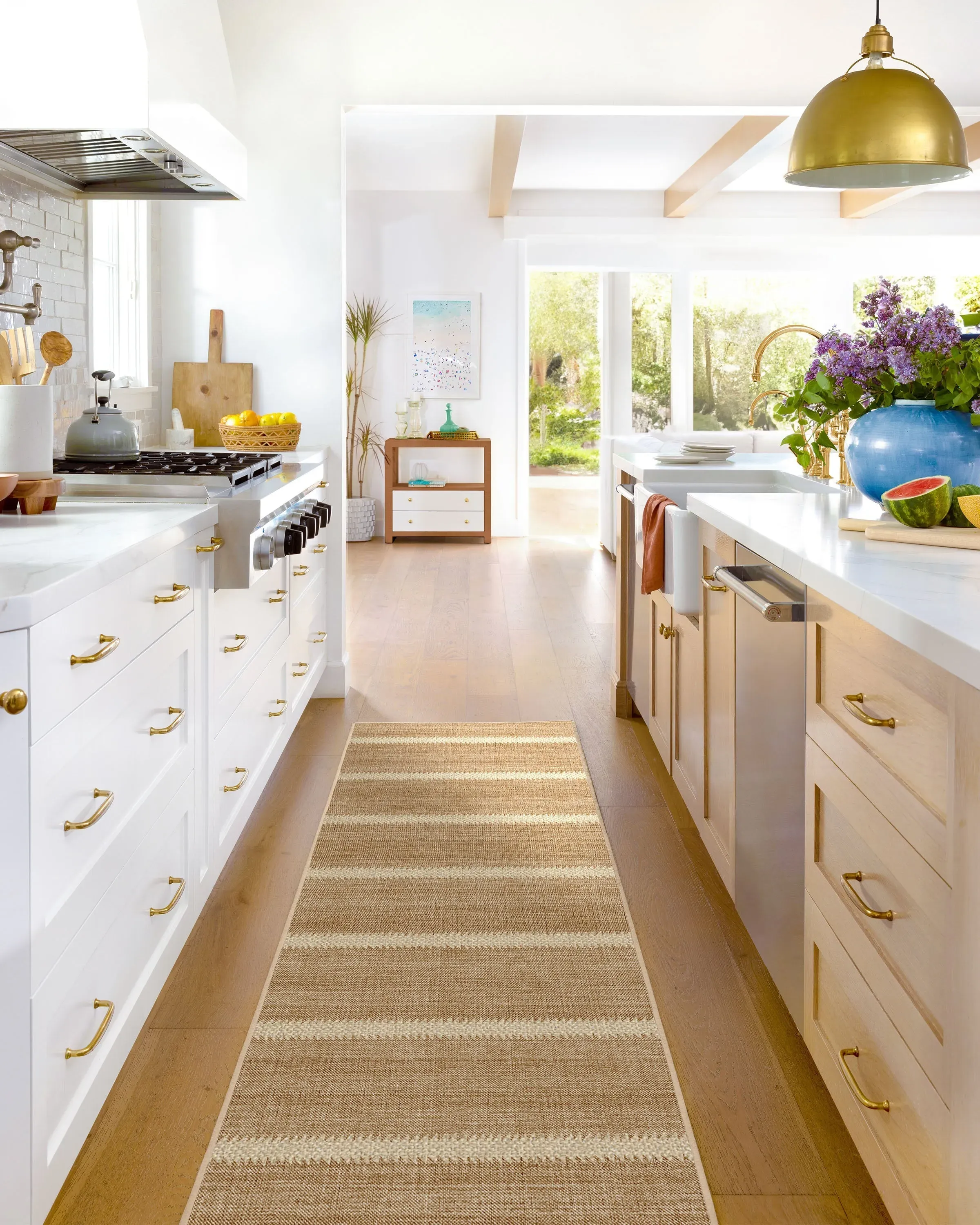 Small Area Rug Machine Washable - Natural