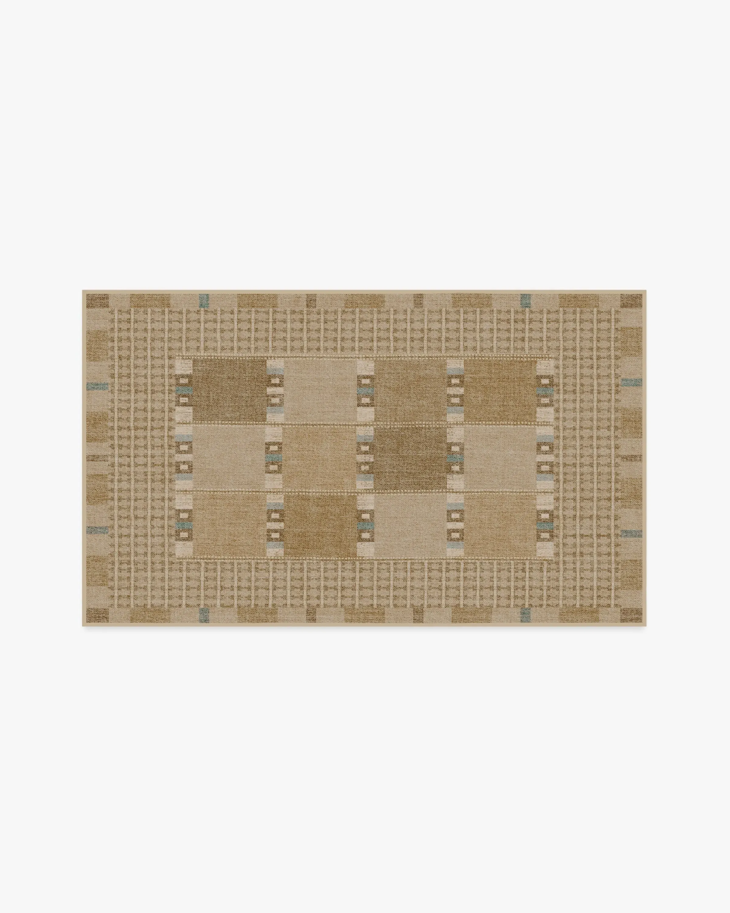 Small Area Rug Machine Washable - Natural image