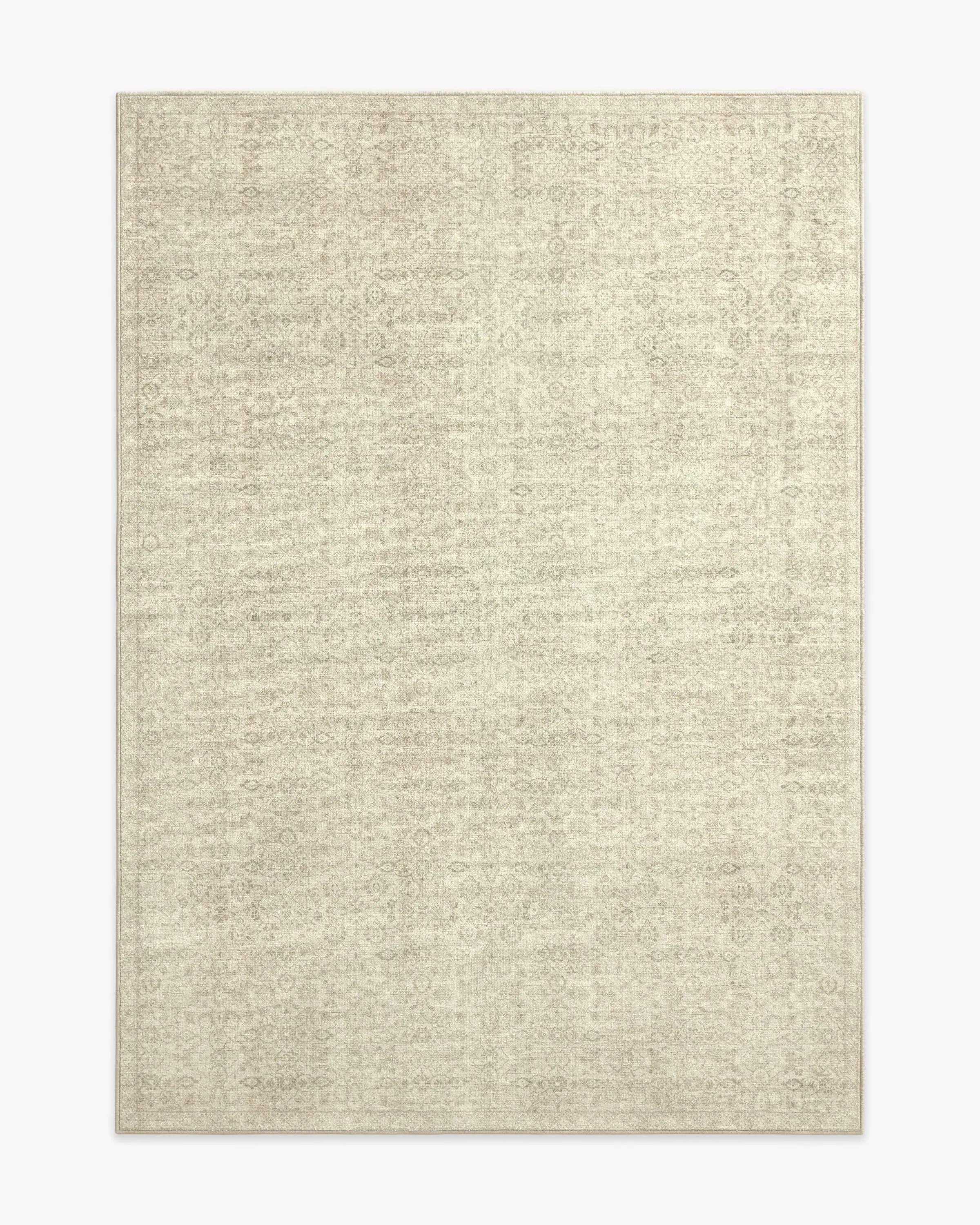 Small Area Rug Machine Washable - Natural