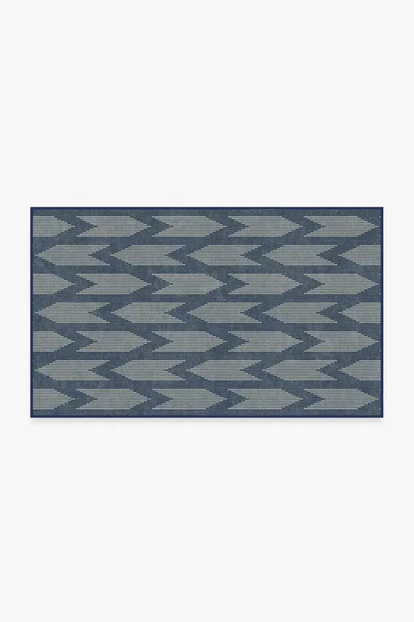 Small Area Rug Machine Washable - Navy Blue image