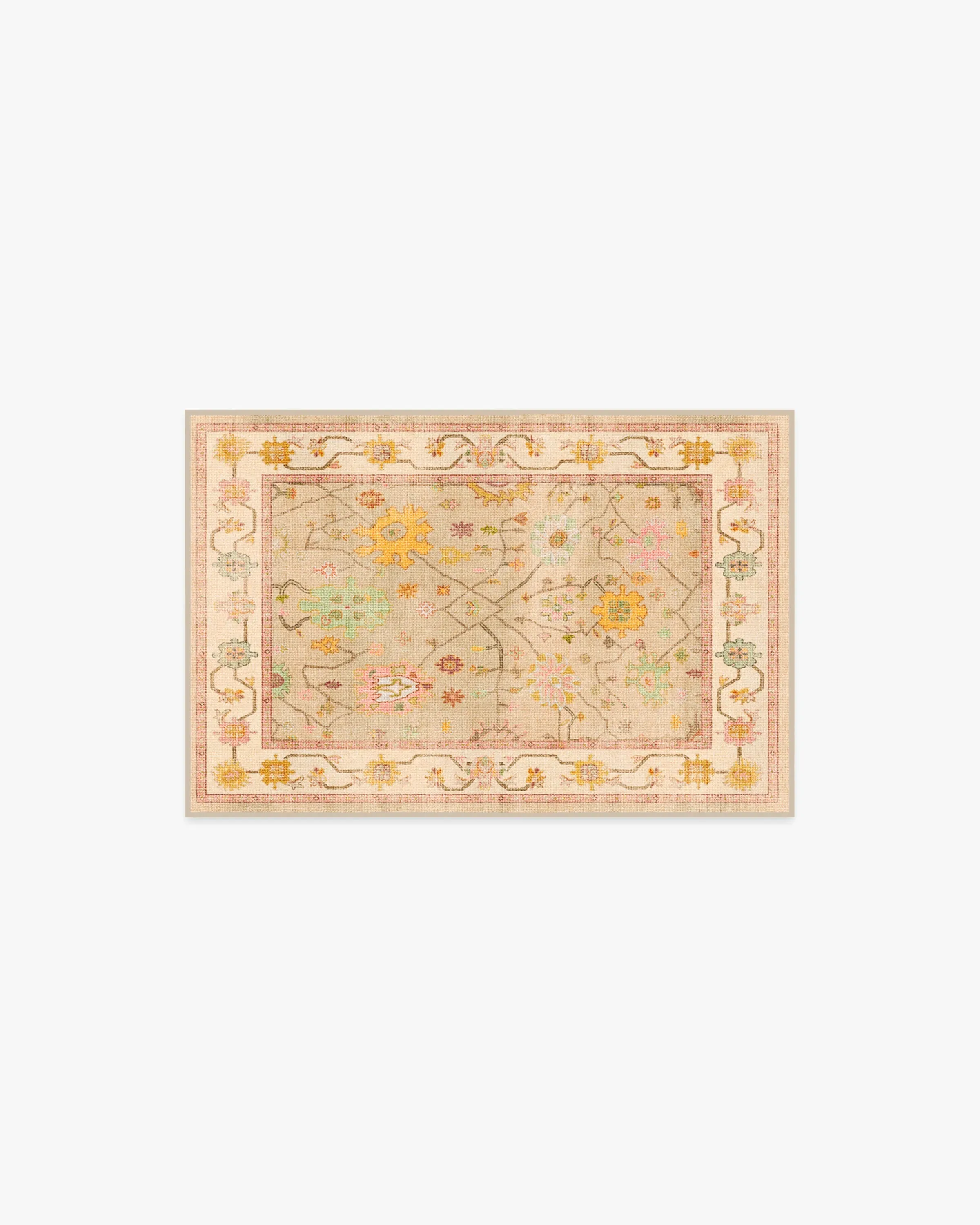 Small Area Rug Machine Washable - Neutral image