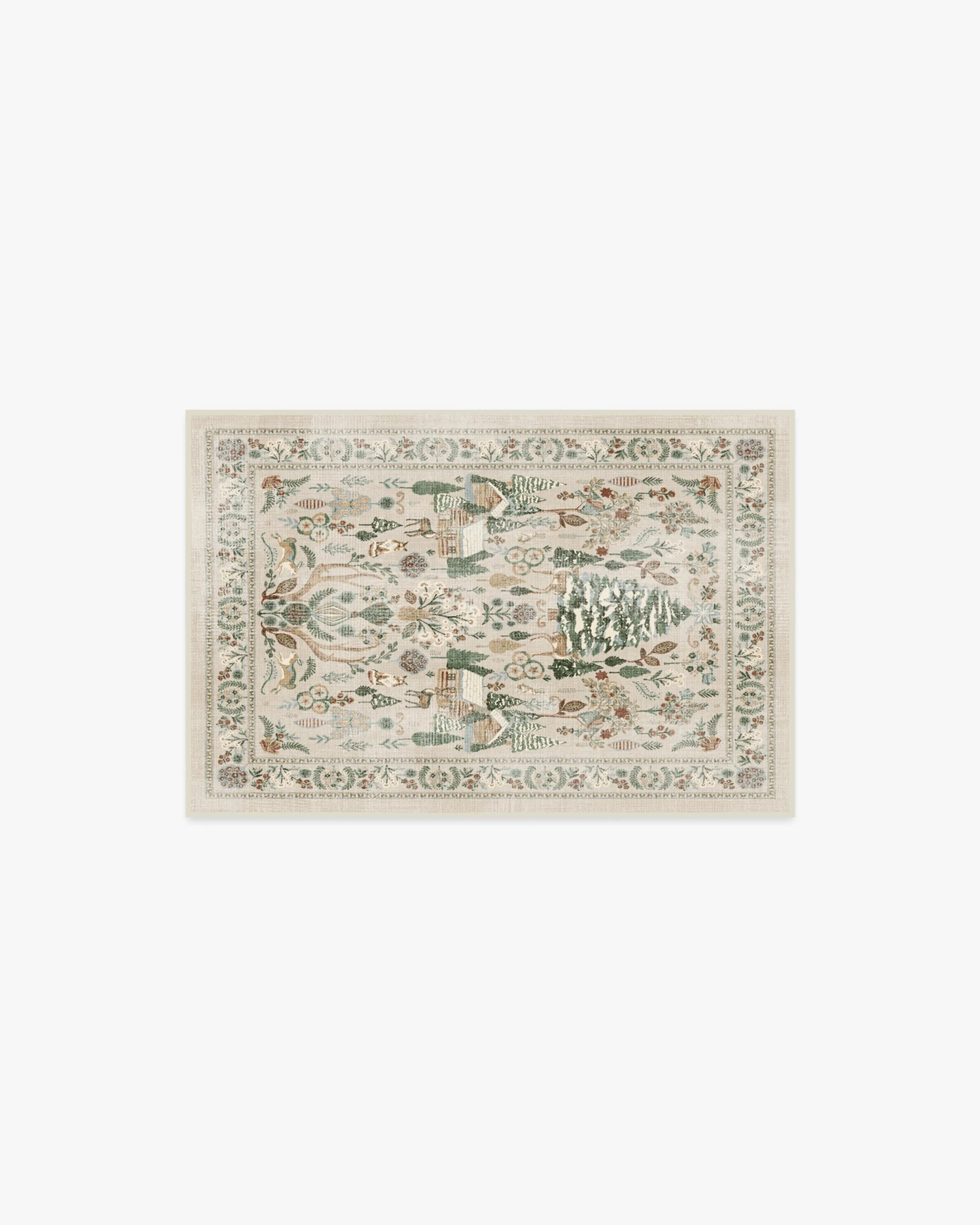 Small Area Rug Machine Washable - Neutral image
