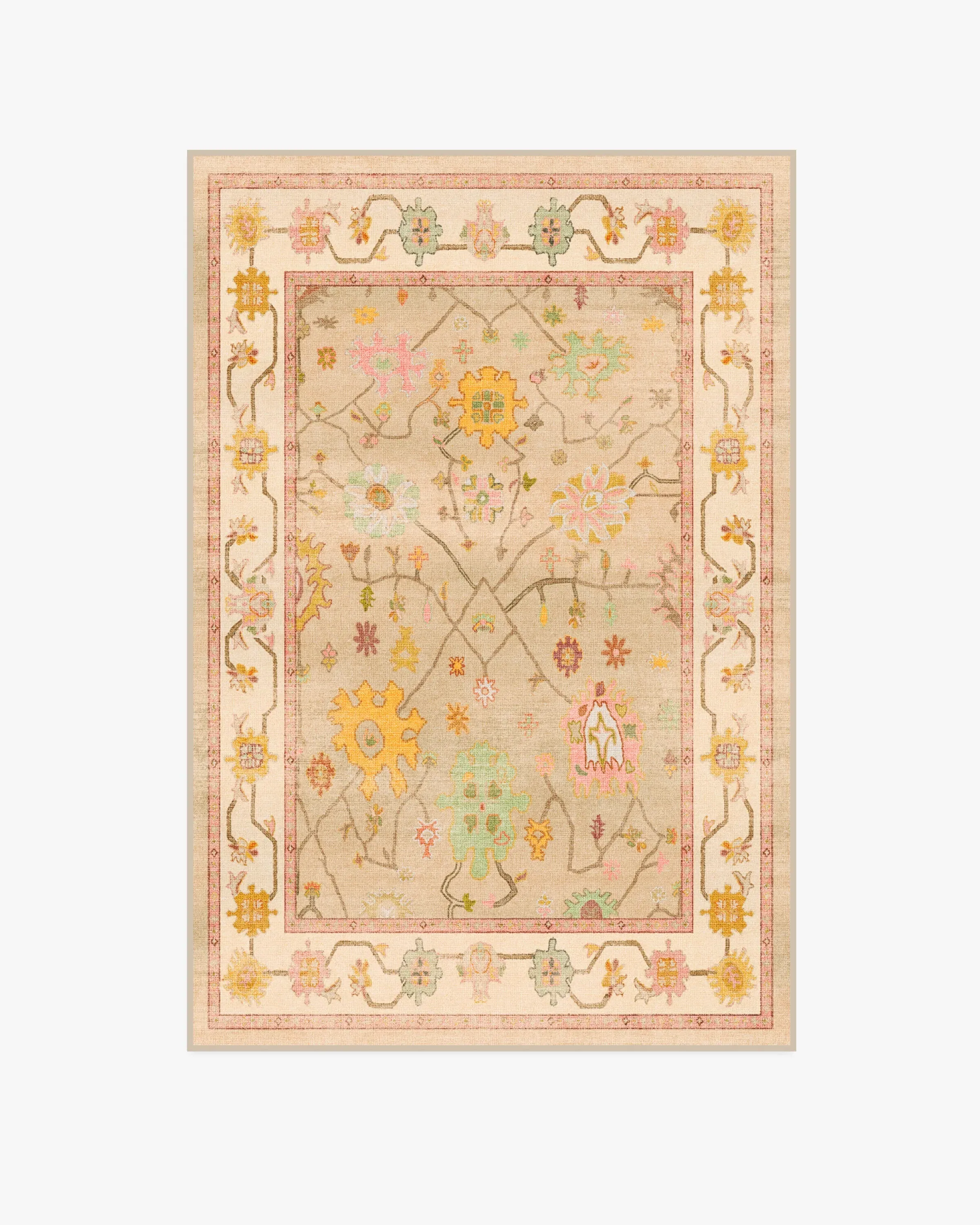 Small Area Rug Machine Washable - Neutral