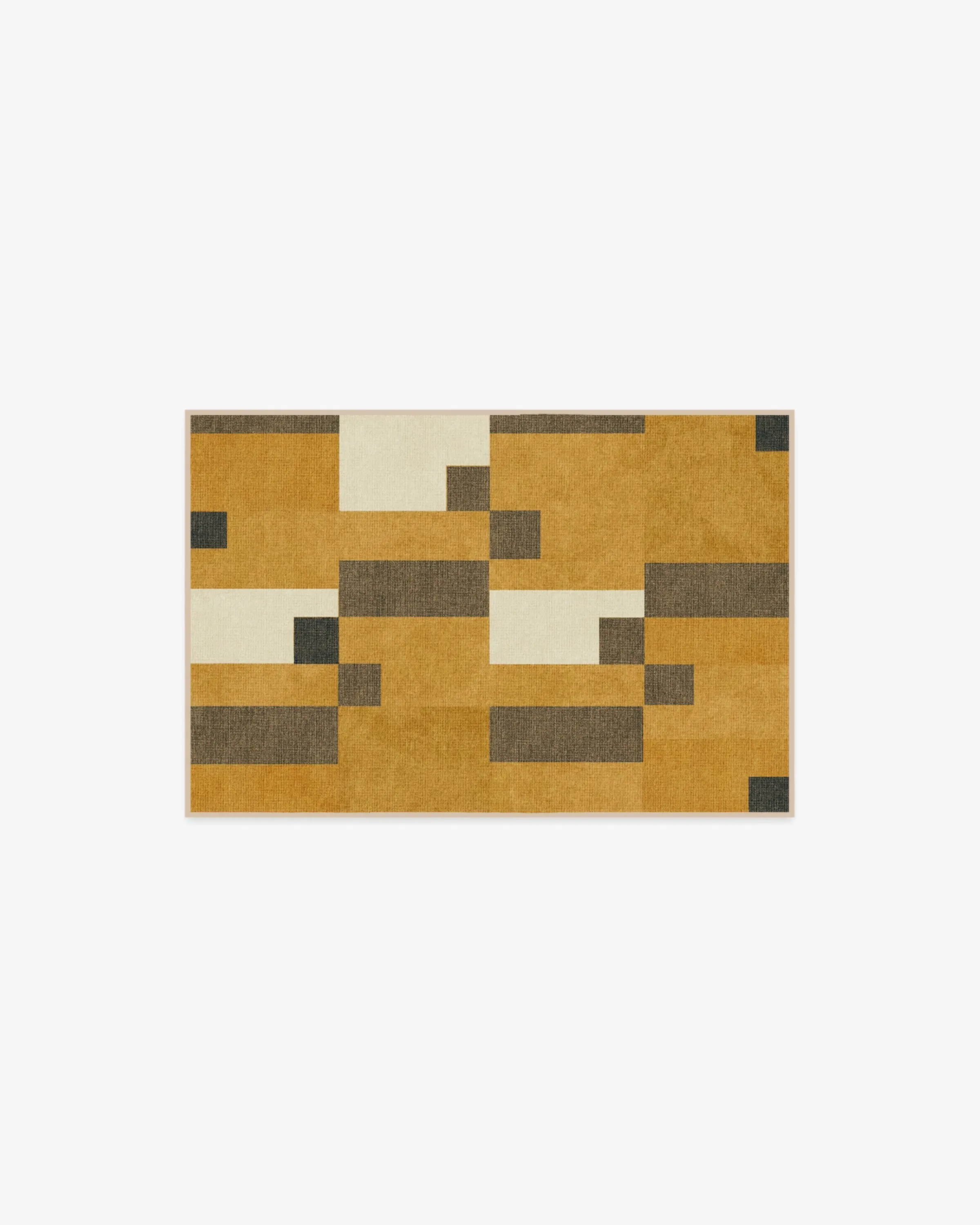 Small Area Rug Machine Washable - Ochre image