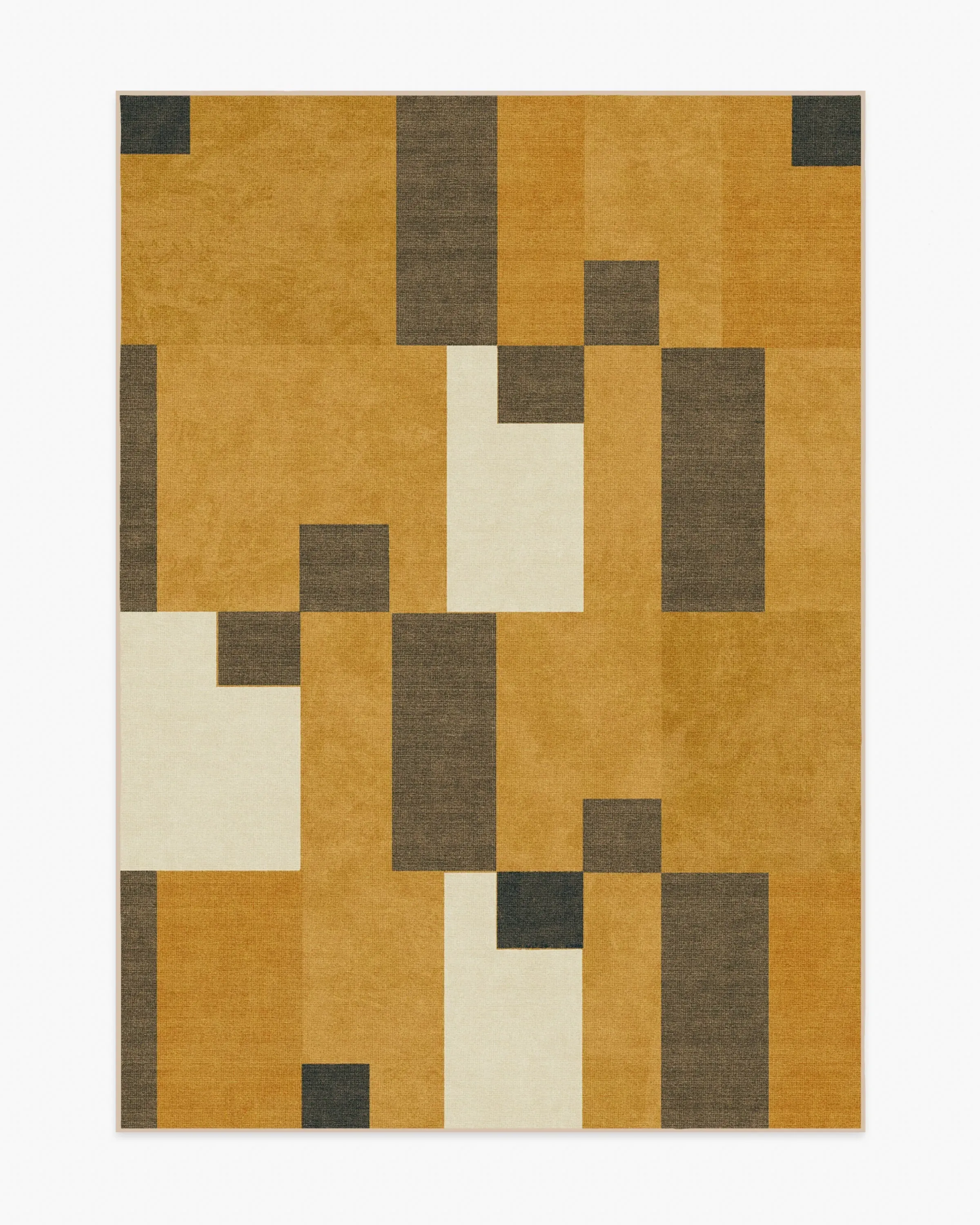 Small Area Rug Machine Washable - Ochre