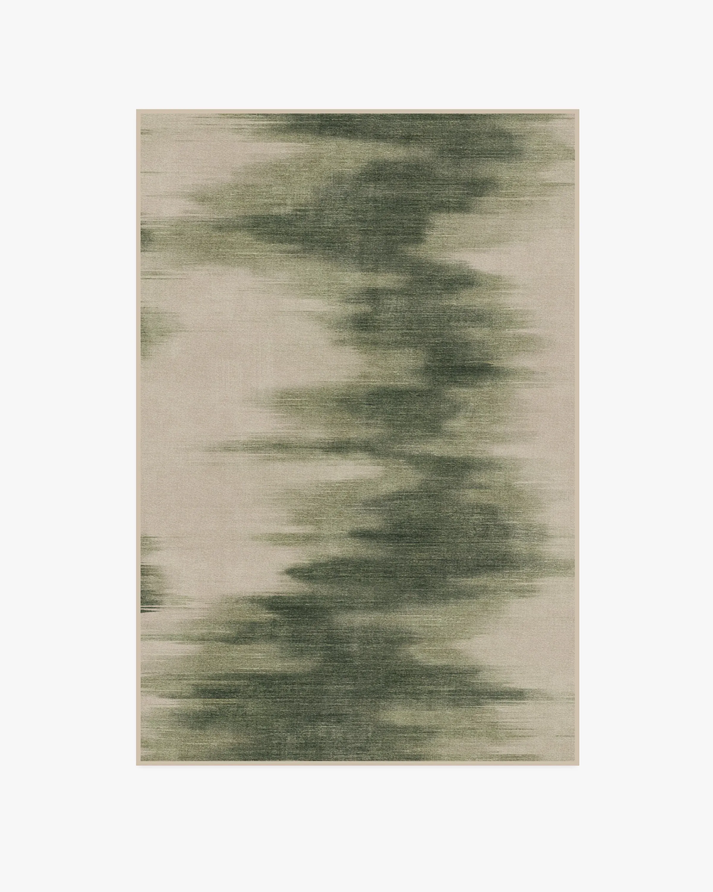 Small Area Rug Machine Washable - Olive Green