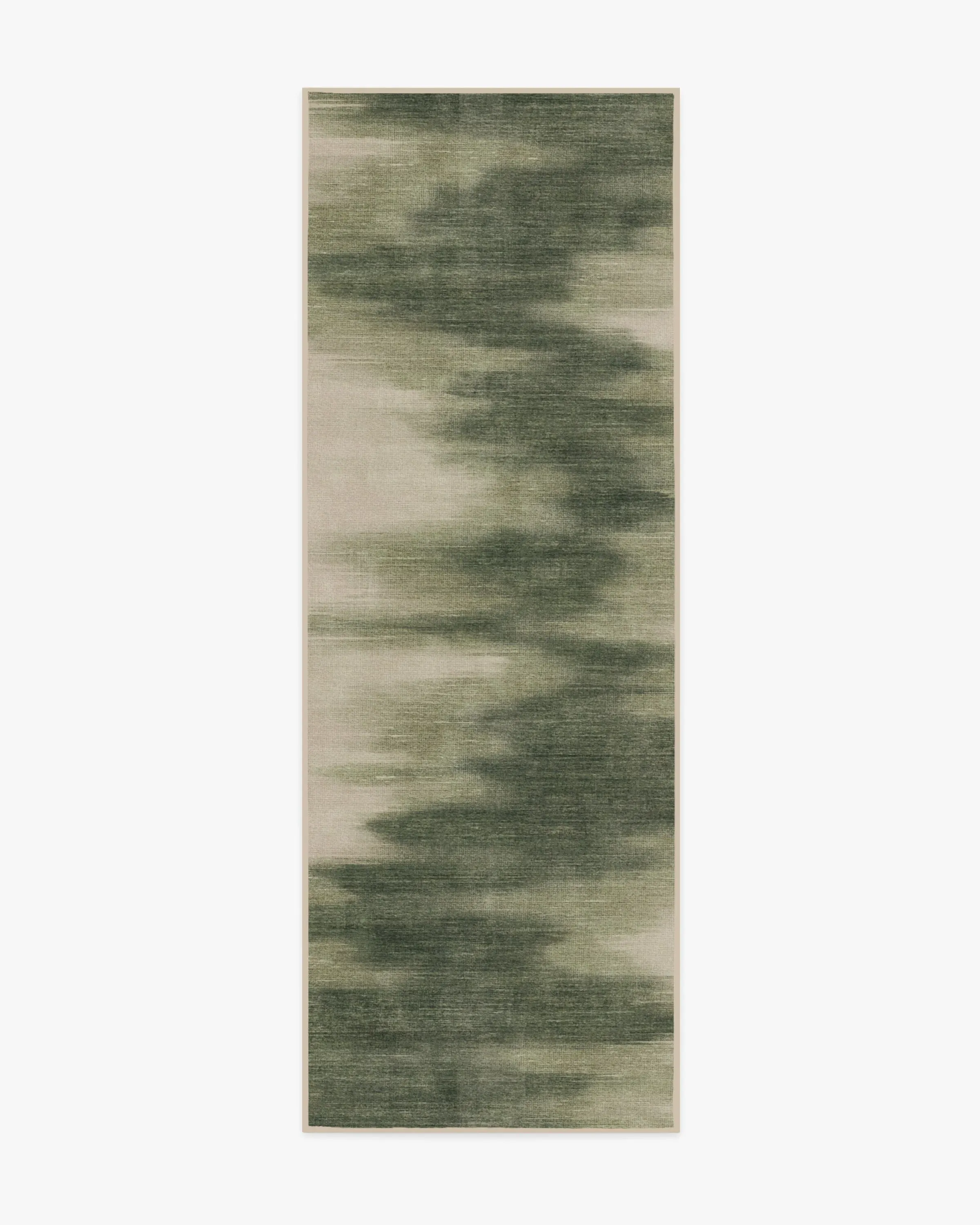 Small Area Rug Machine Washable - Olive Green