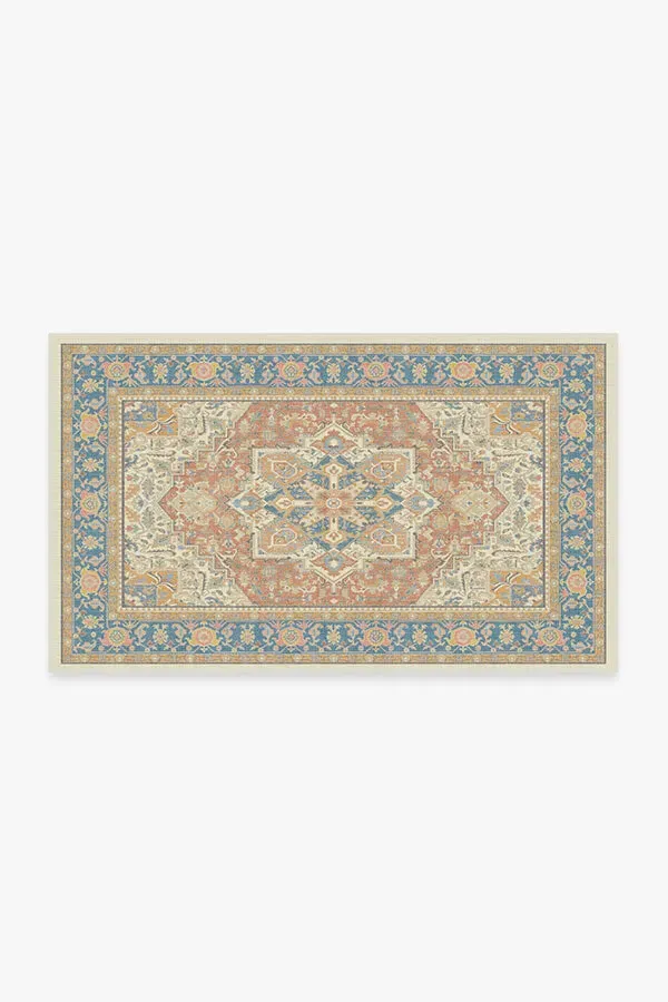 Small Area Rug Machine Washable - Orange image