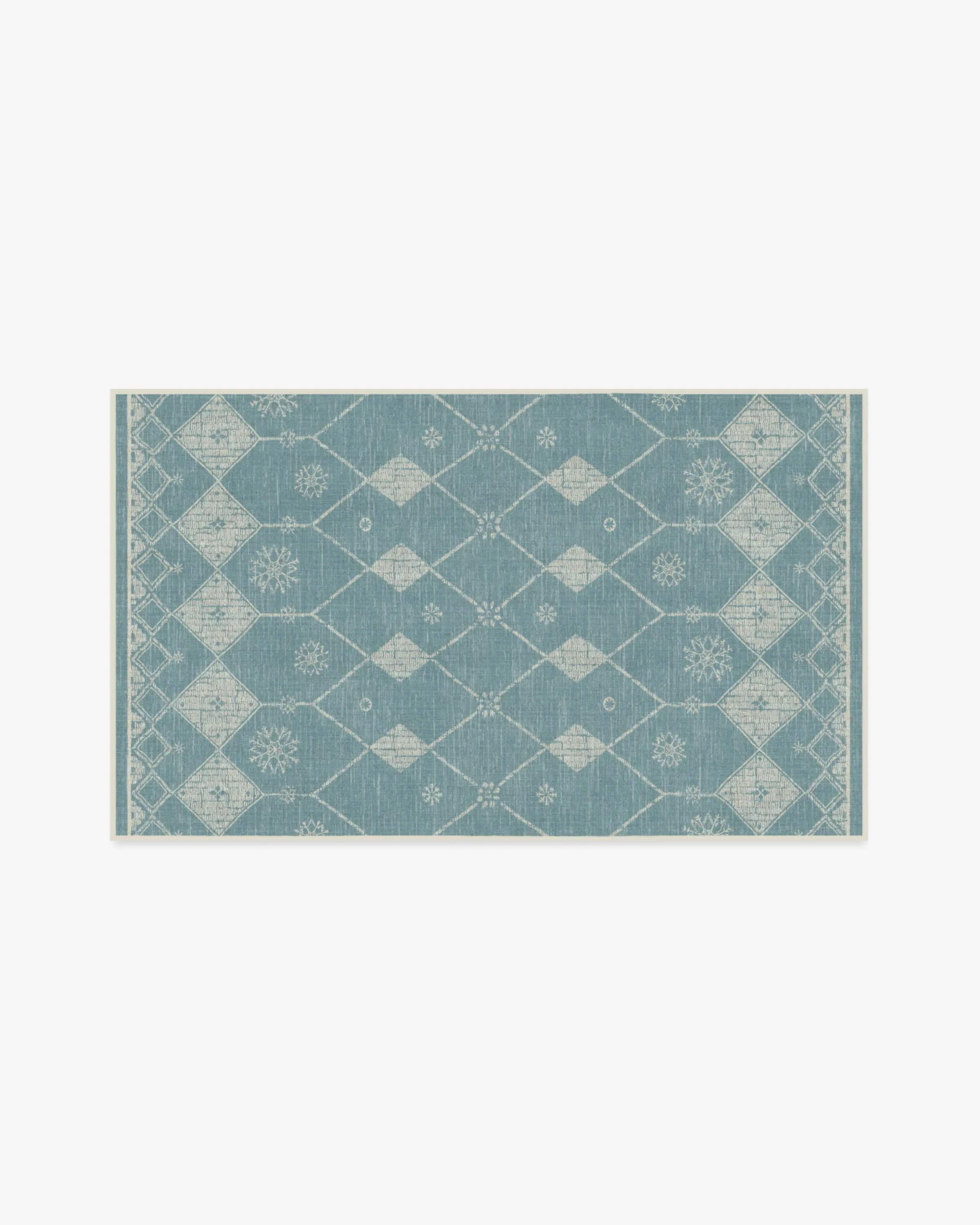 Small Area Rug Machine Washable - Pale Blue
