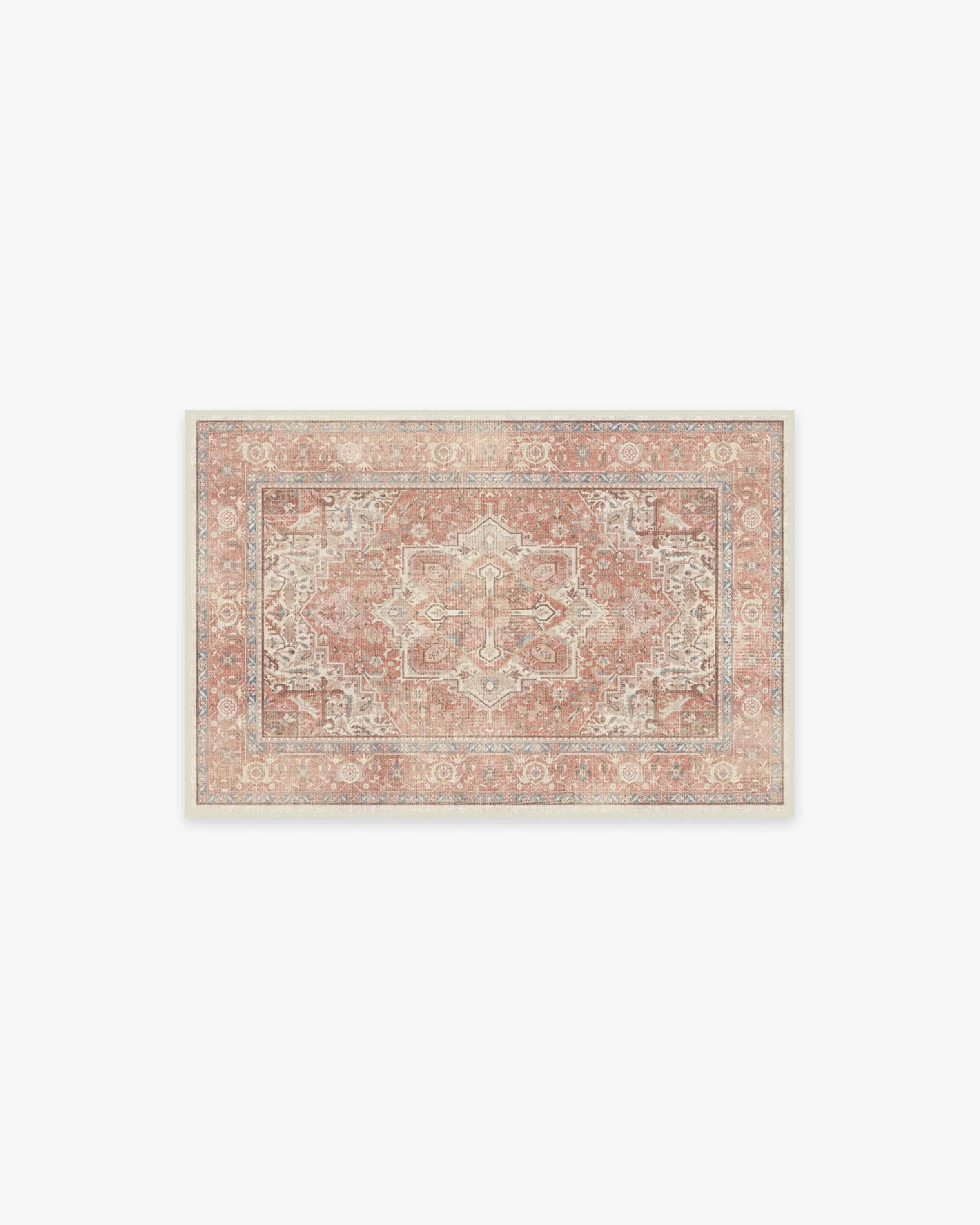 Small Area Rug Machine Washable - Pink, Chenille image