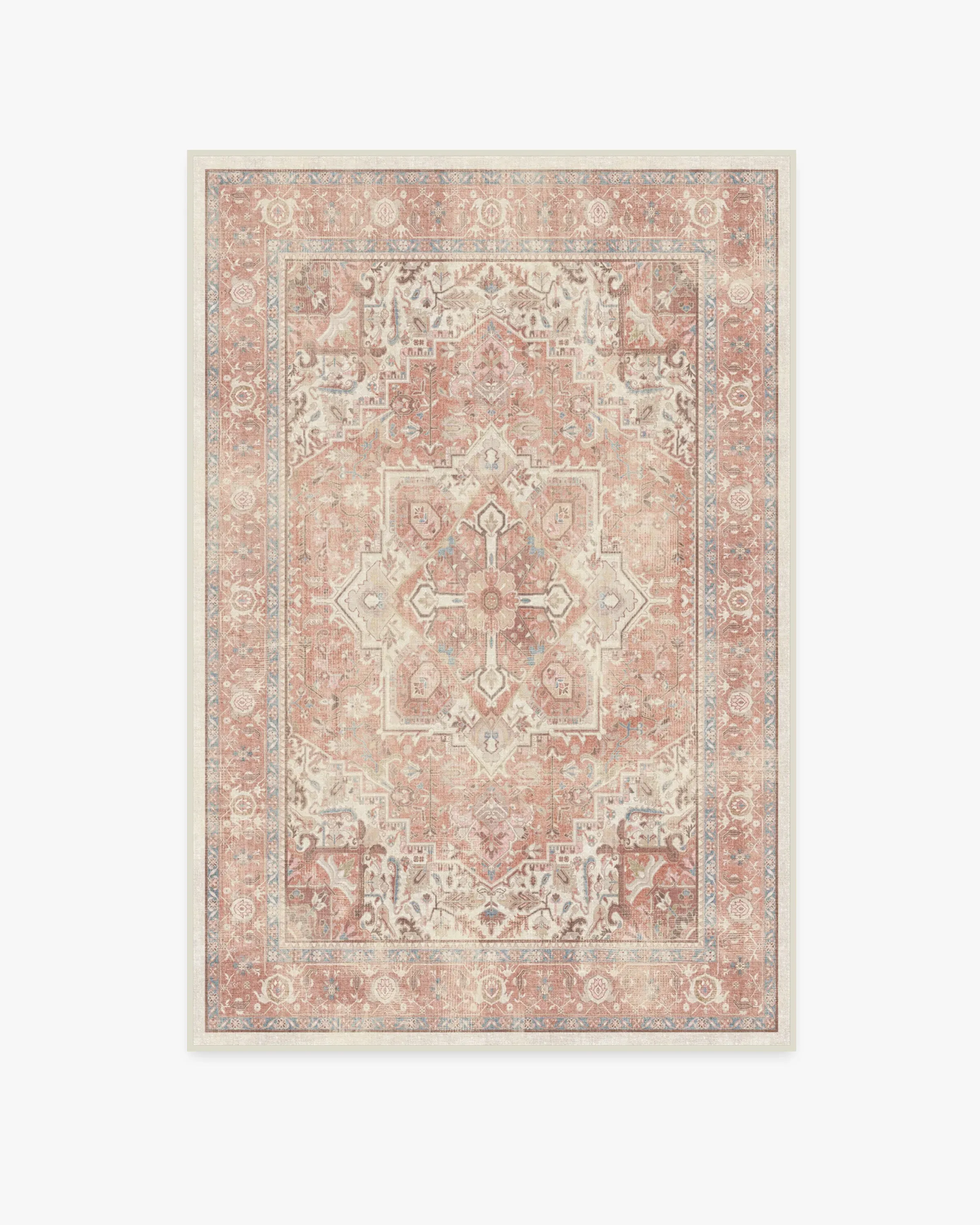 Small Area Rug Machine Washable - Pink, Chenille
