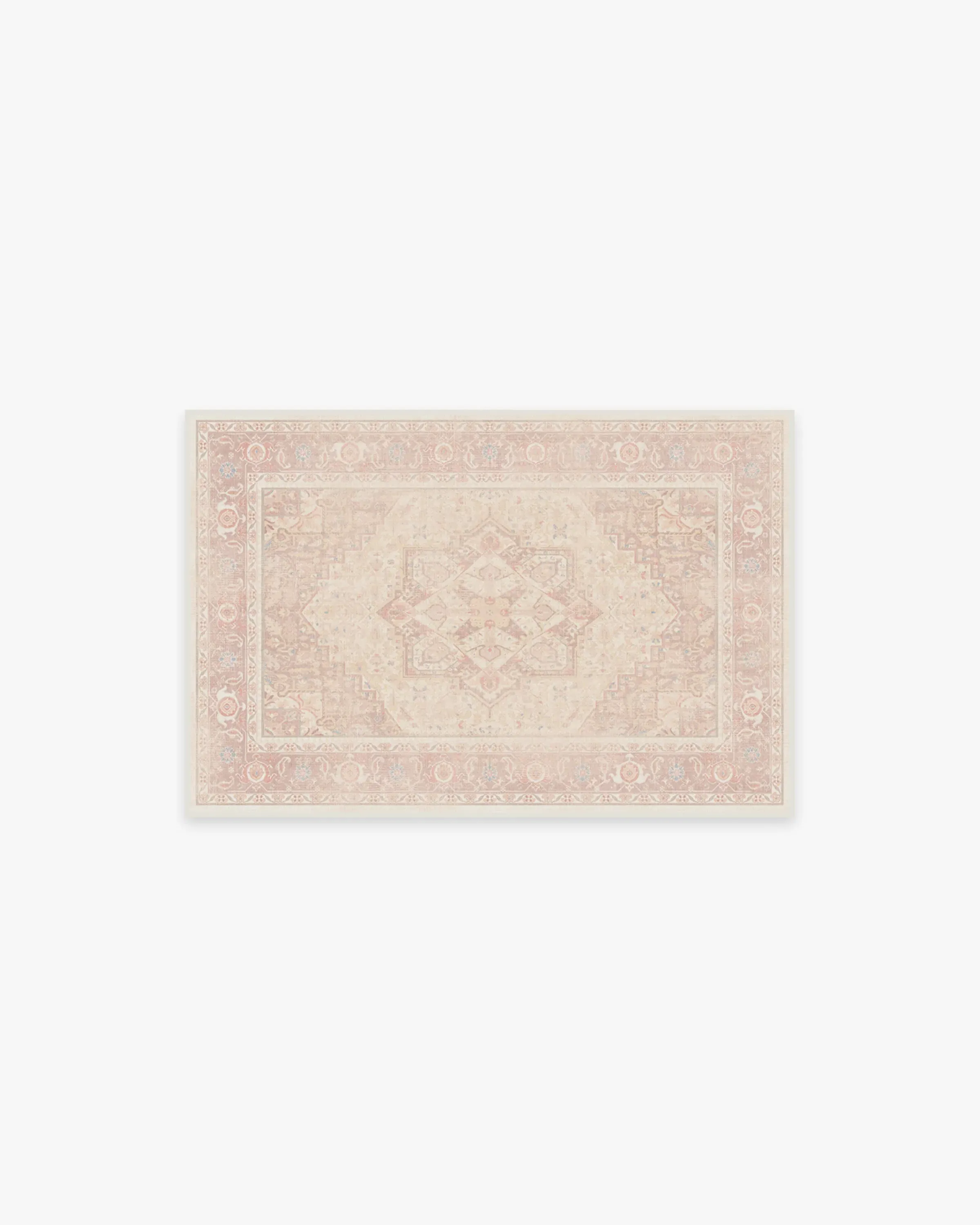 Small Area Rug Machine Washable - Pink, Chenille image