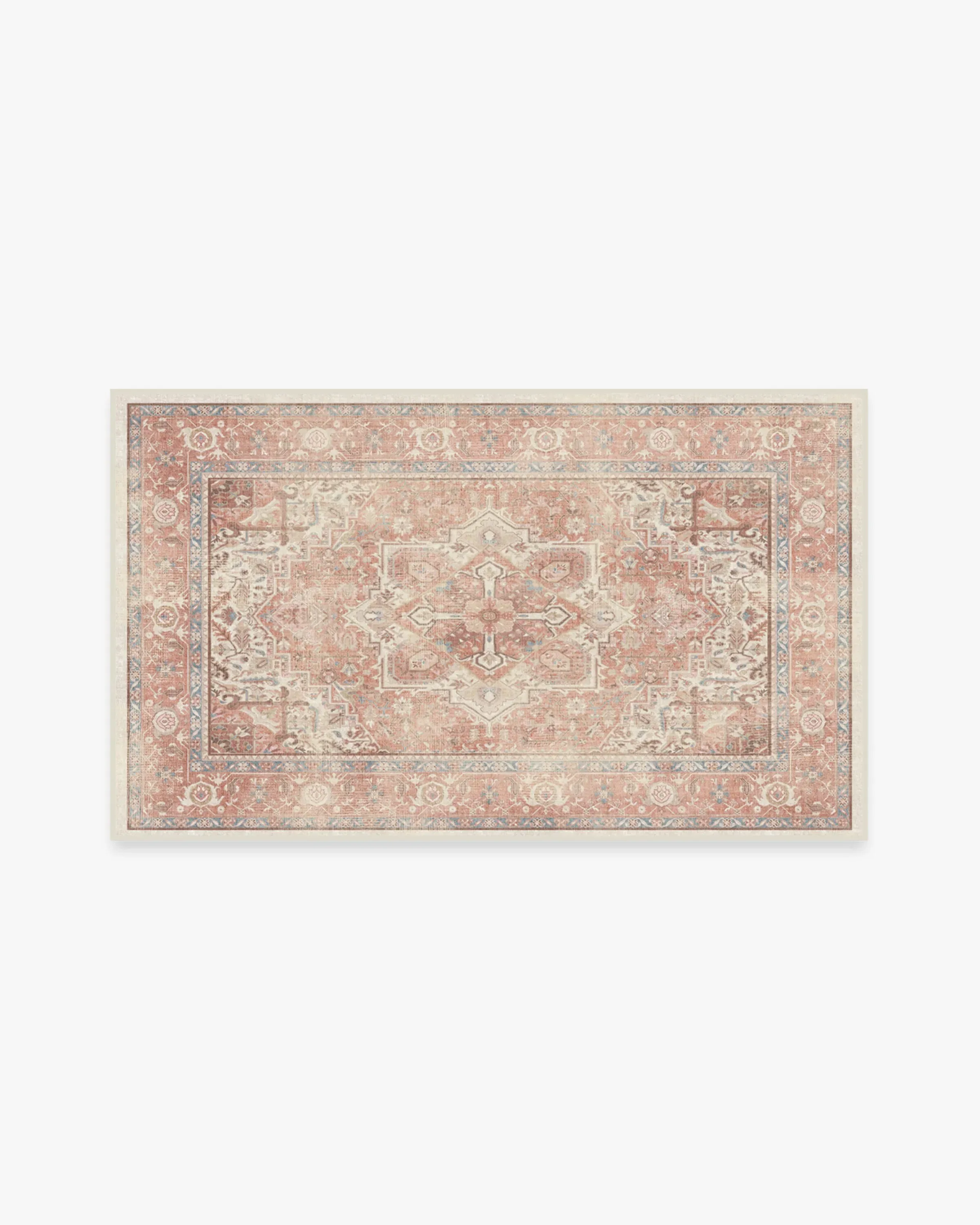 Small Area Rug Machine Washable - Pink, Chenille