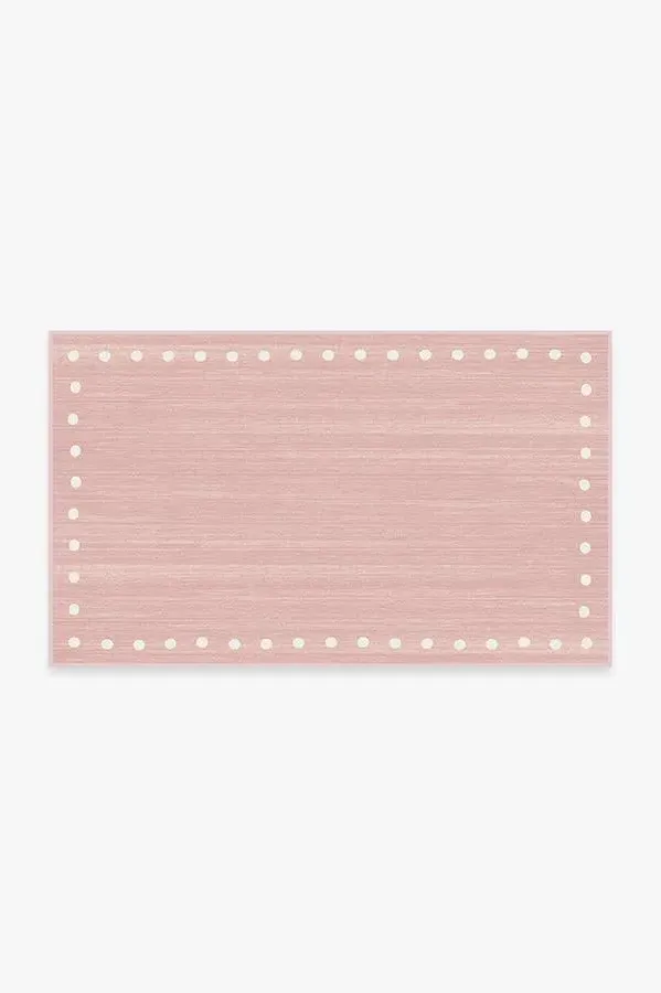 Small Area Rug Machine Washable - Pink