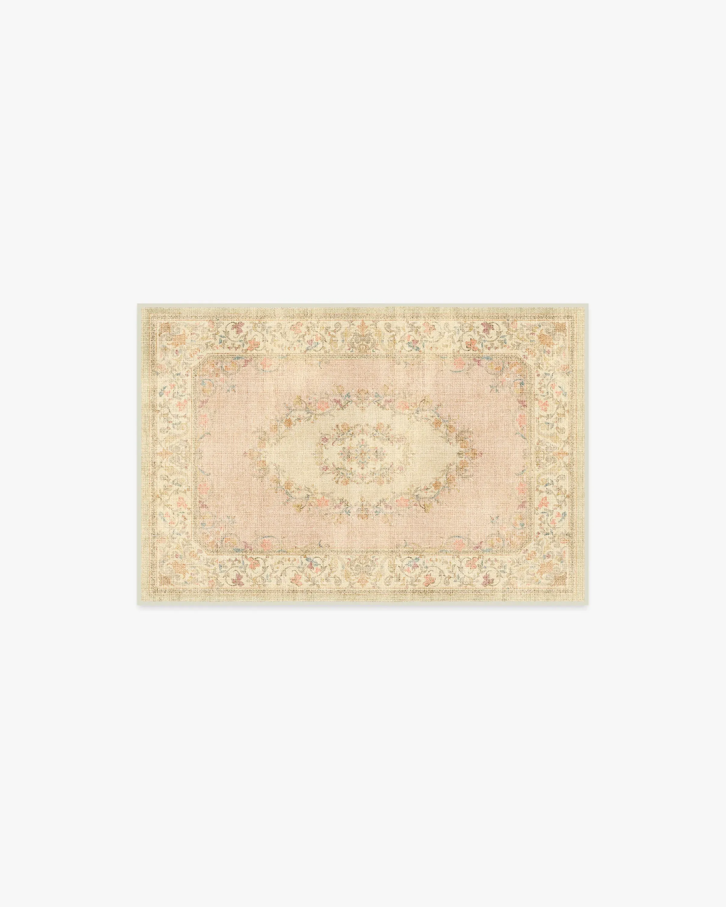 Small Area Rug Machine Washable - Pink image
