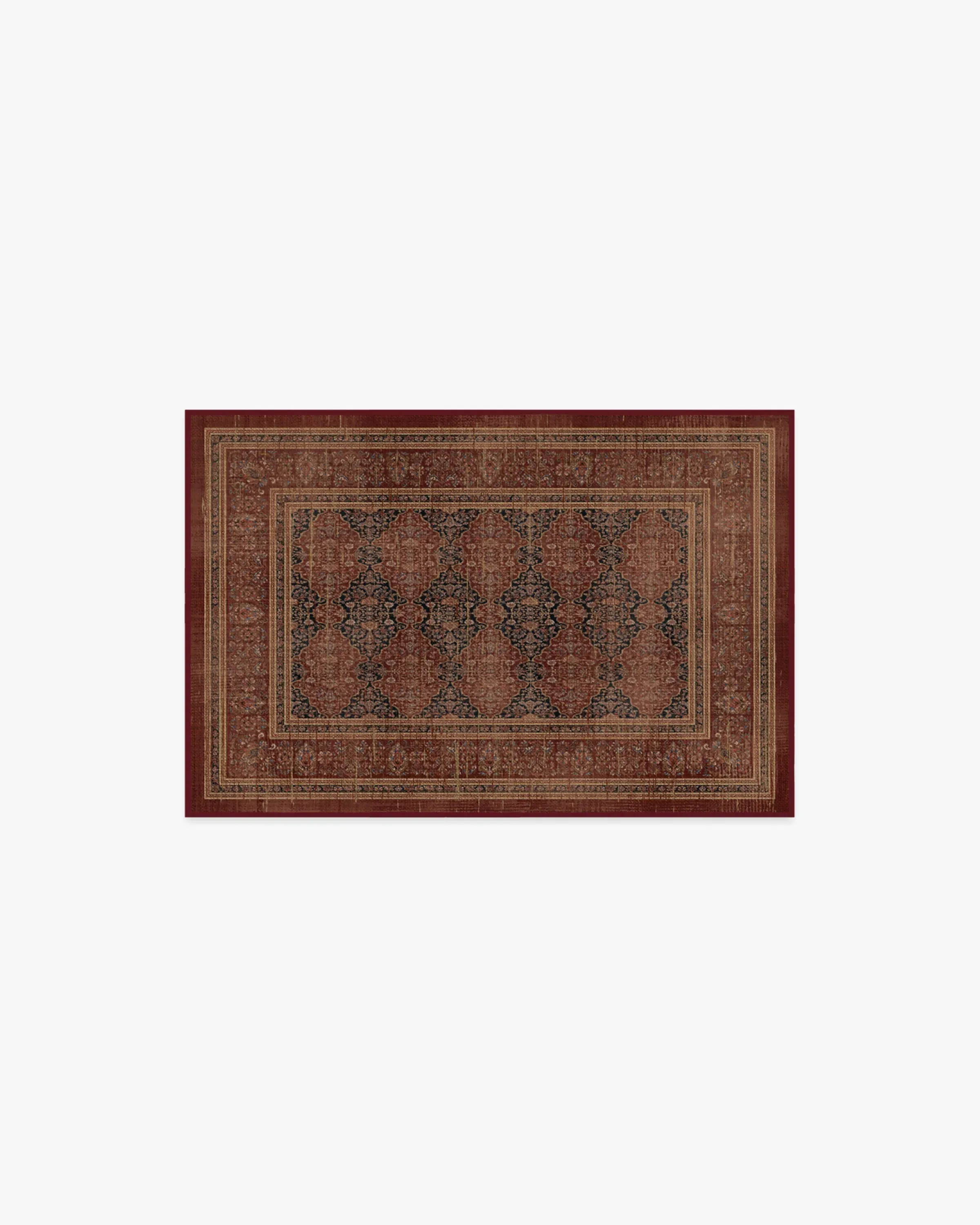 Small Area Rug Machine Washable - Red image