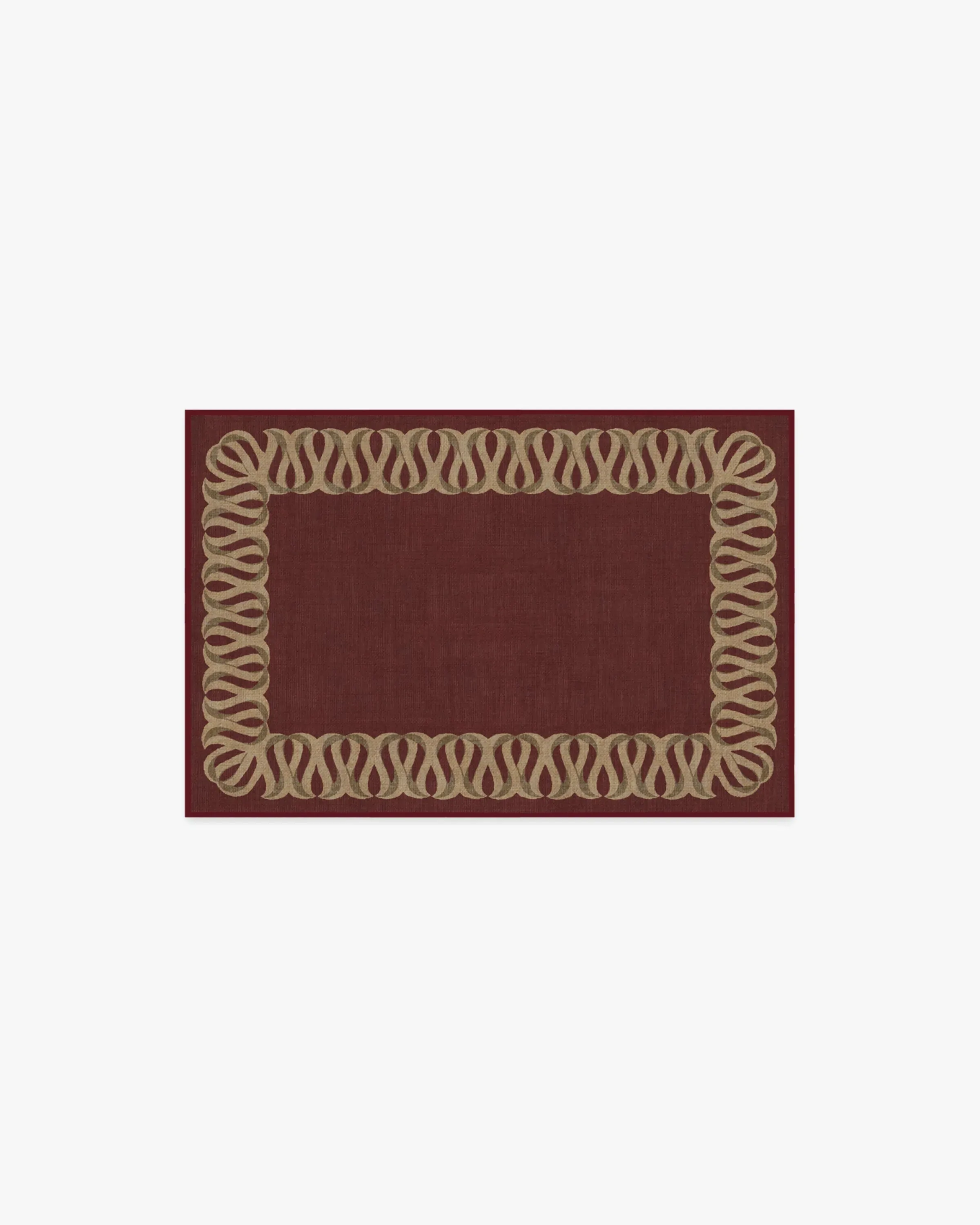 Small Area Rug Machine Washable - Red image