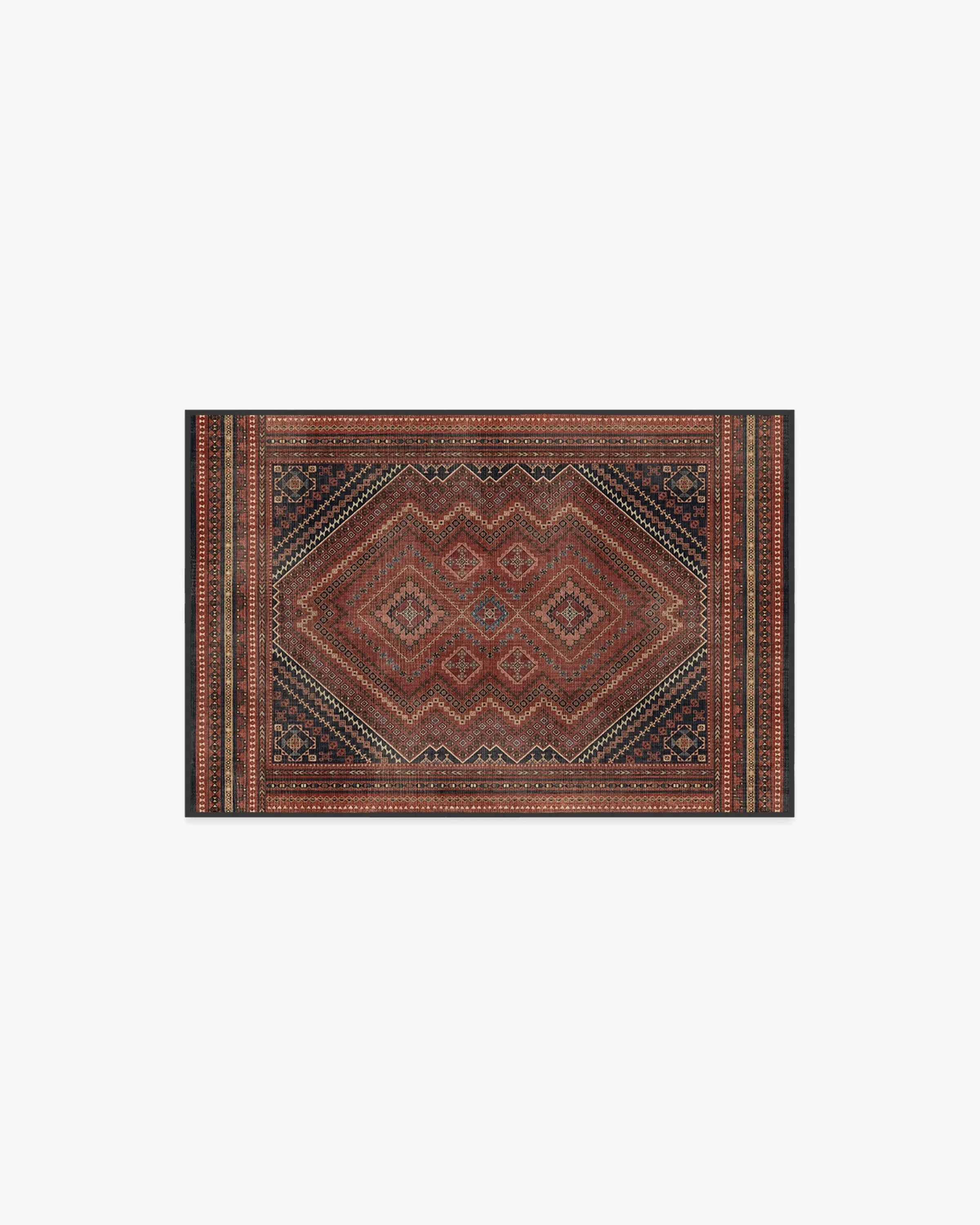 Small Area Rug Machine Washable - Red image
