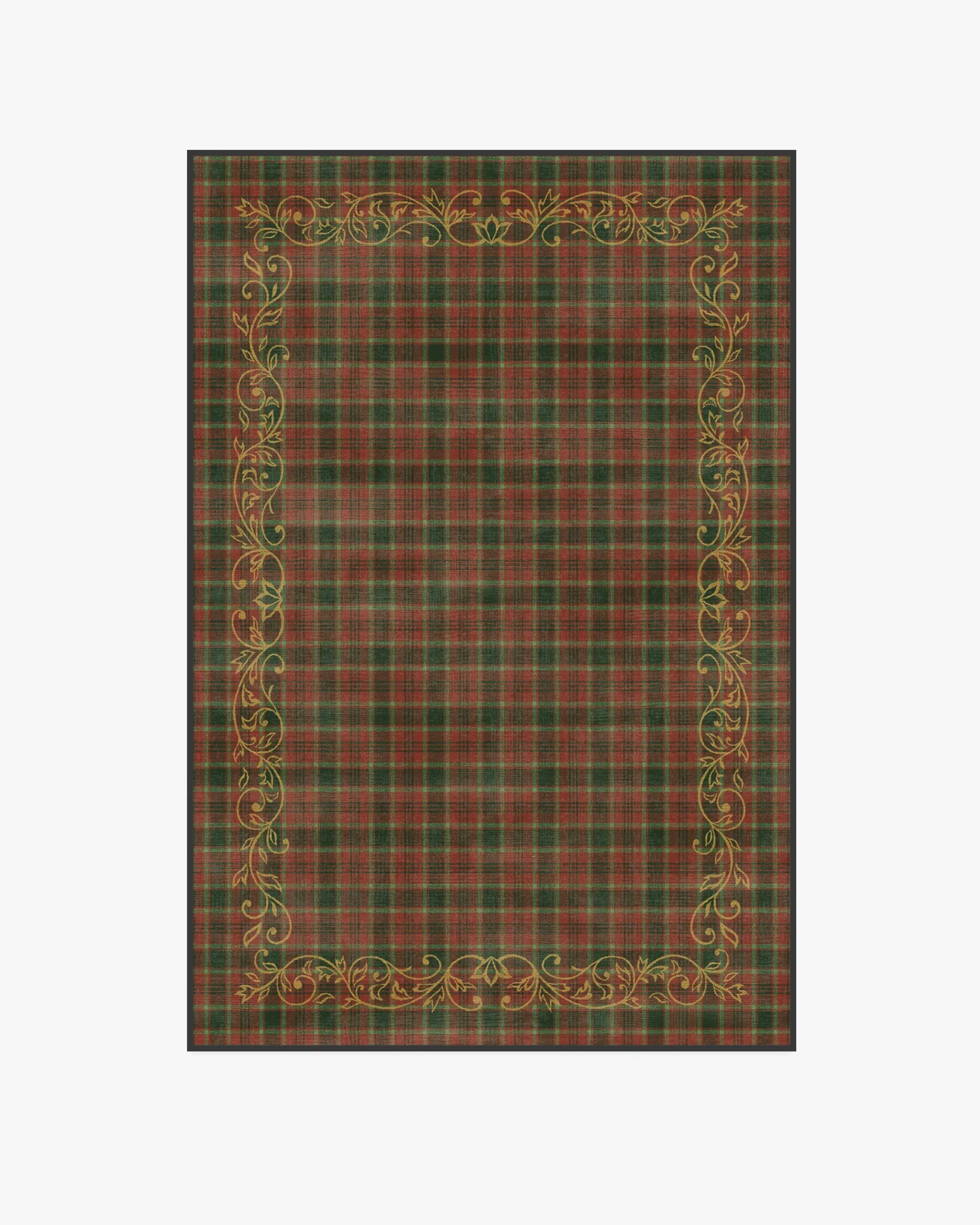 Small Area Rug Machine Washable - Red