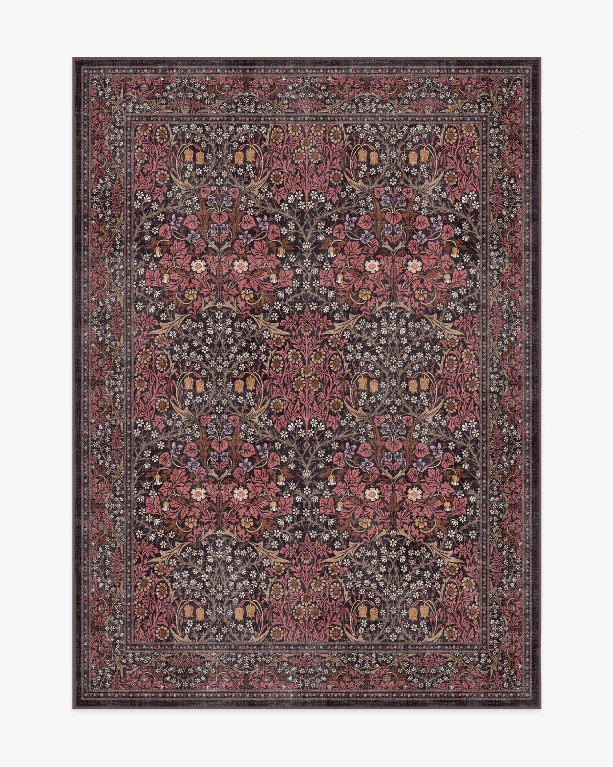 Small Area Rug Machine Washable - Red